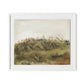 Overgrown Pastures I Framed Paper / 32 x 27 in / White
