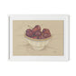 Cherries II Framed Paper / 32 x 24 in / White