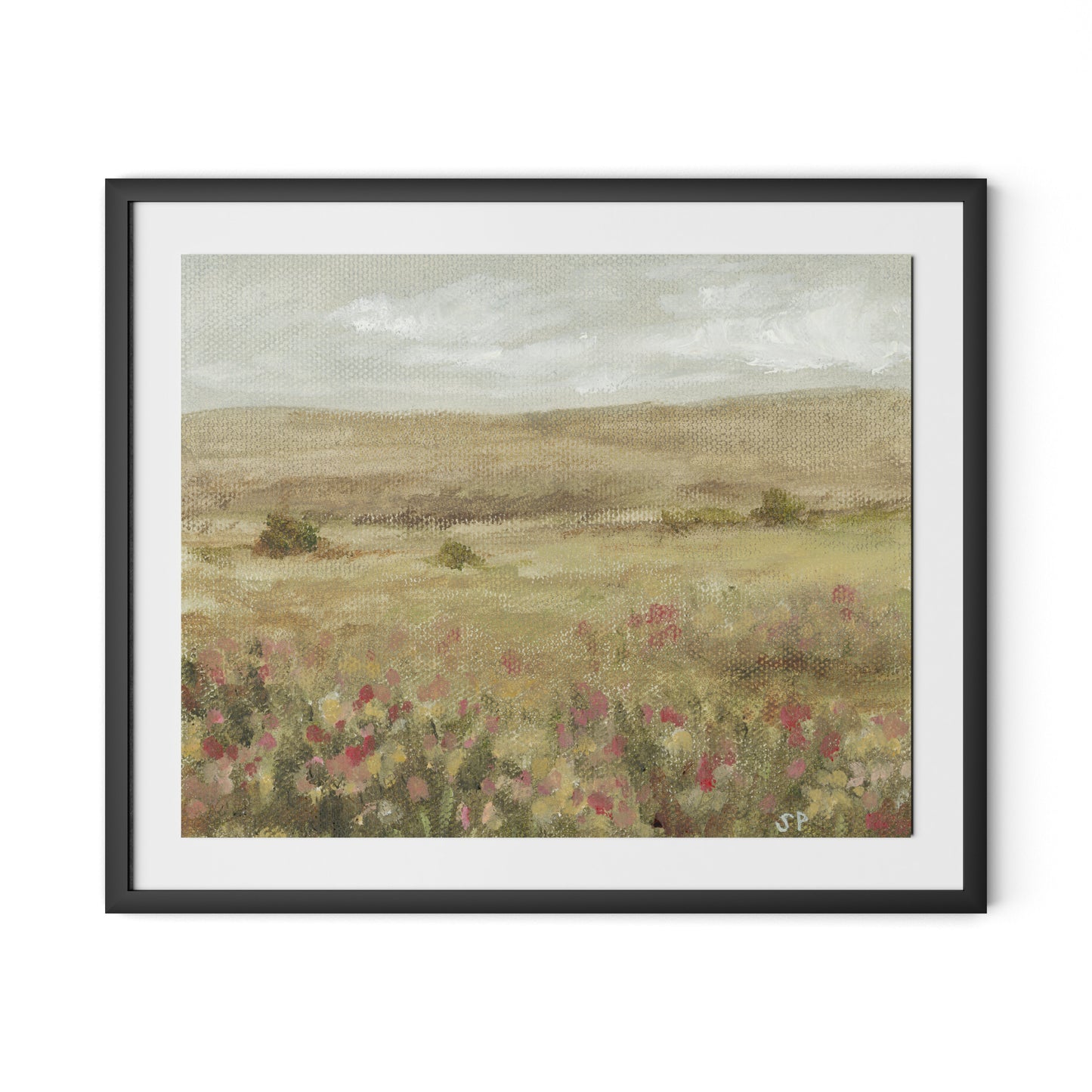 Baja California Framed Paper / 32 x 26.5 in / Black