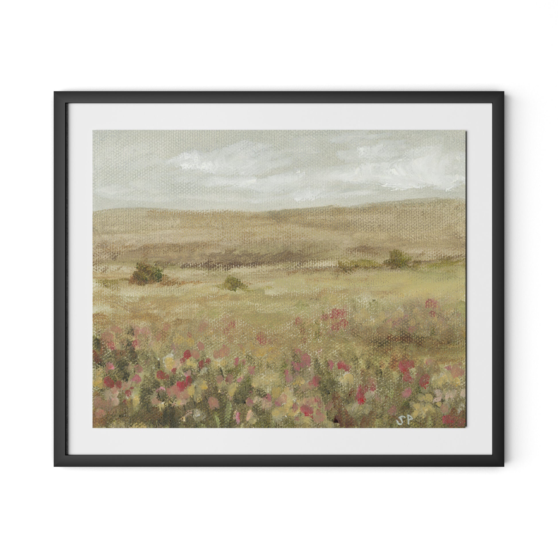 Baja California Framed Paper / 32 x 26.5 in / Black