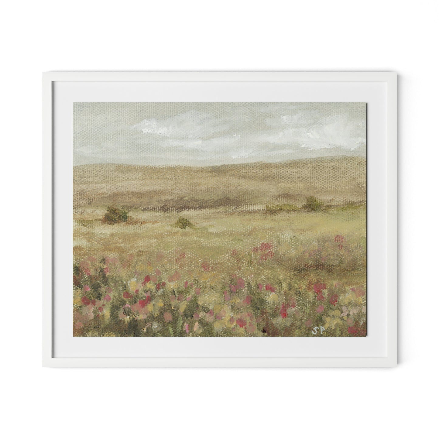 Baja California Framed Paper / 32 x 26.5 in / White
