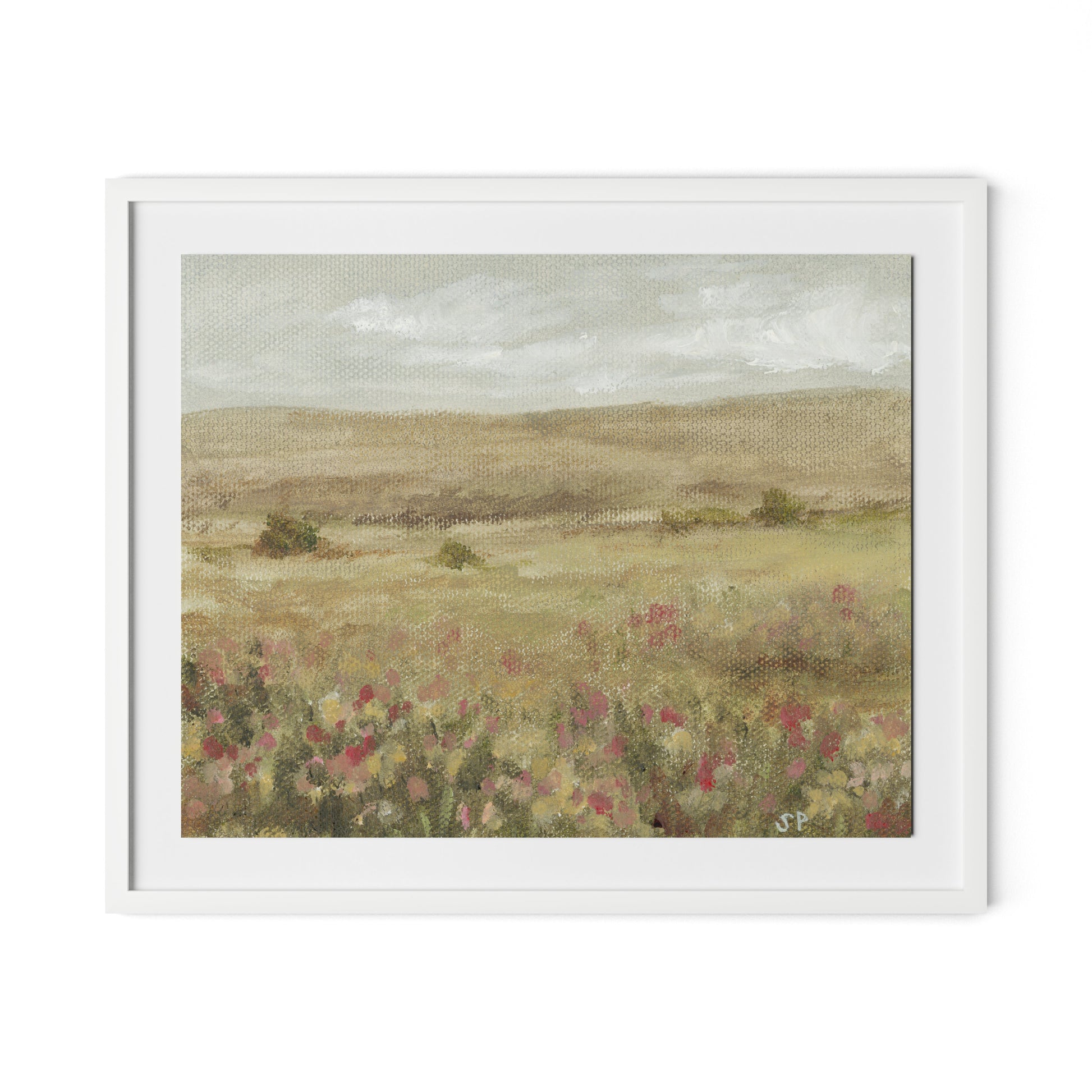 Baja California Framed Paper / 32 x 26.5 in / White