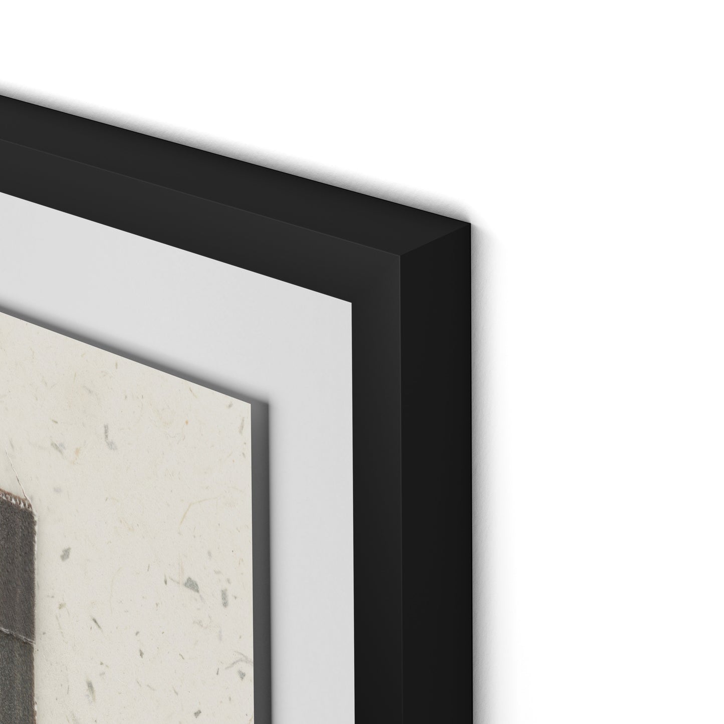 Checkered Terracotta Framed Paper / 32 x 24 in / Black