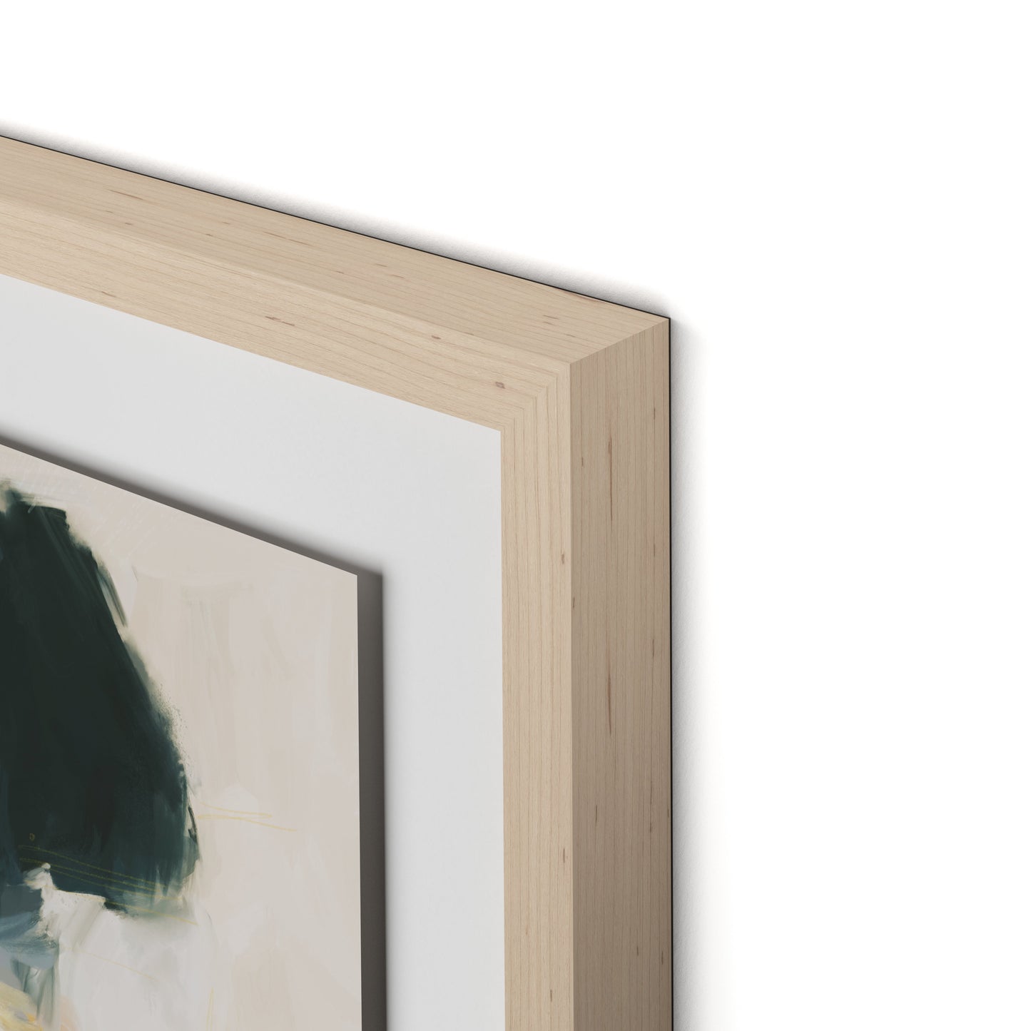 Arch Framed Paper / 32 x 24 in / Natural Maple