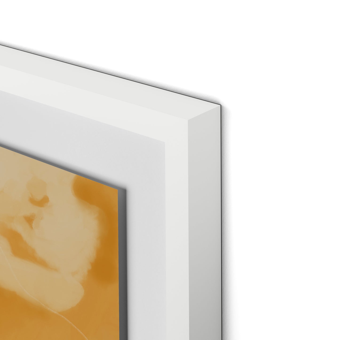 Golden Days Framed Paper / 32 x 24 in / White