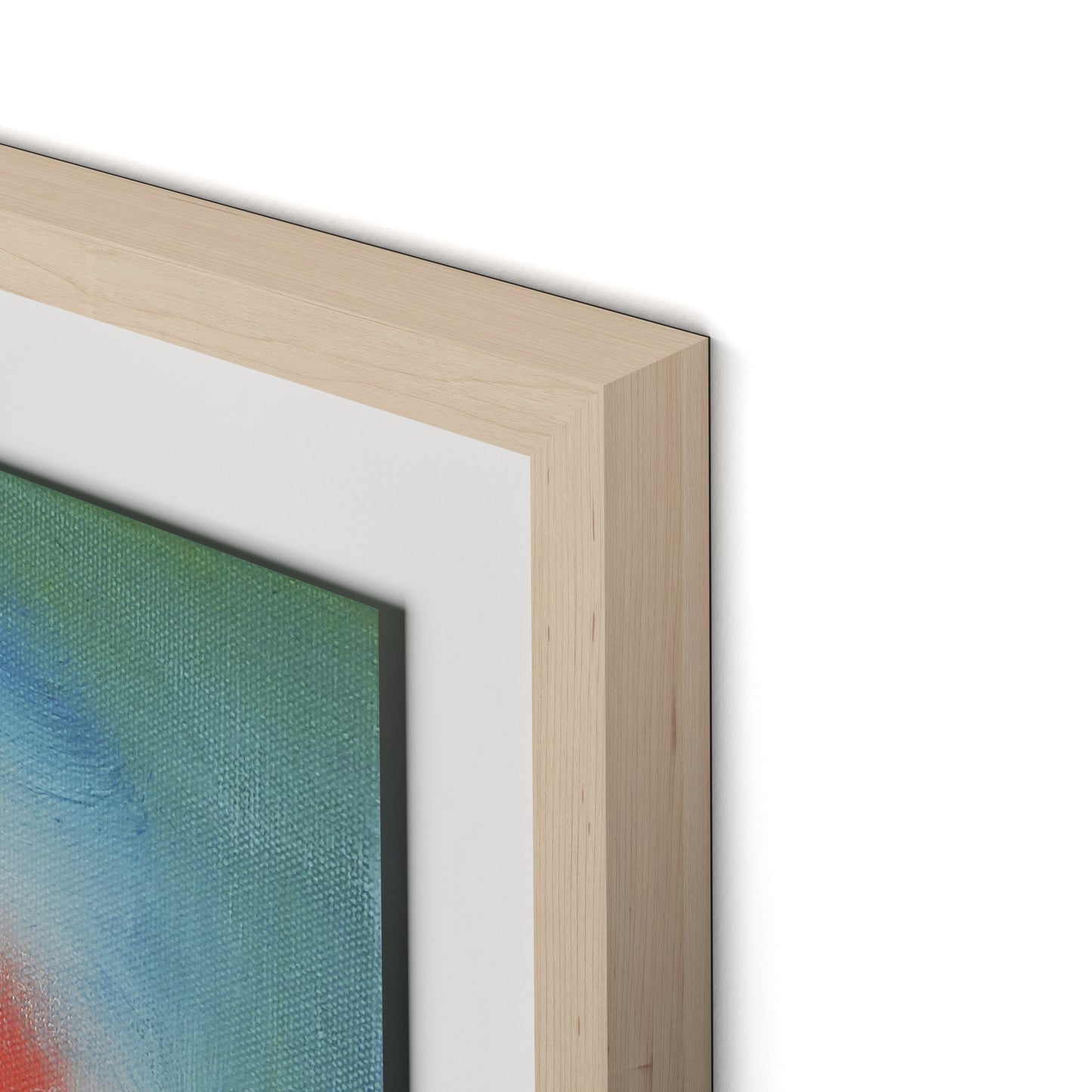 Waltzer Framed Paper / 32 x 24 in / Natural Maple