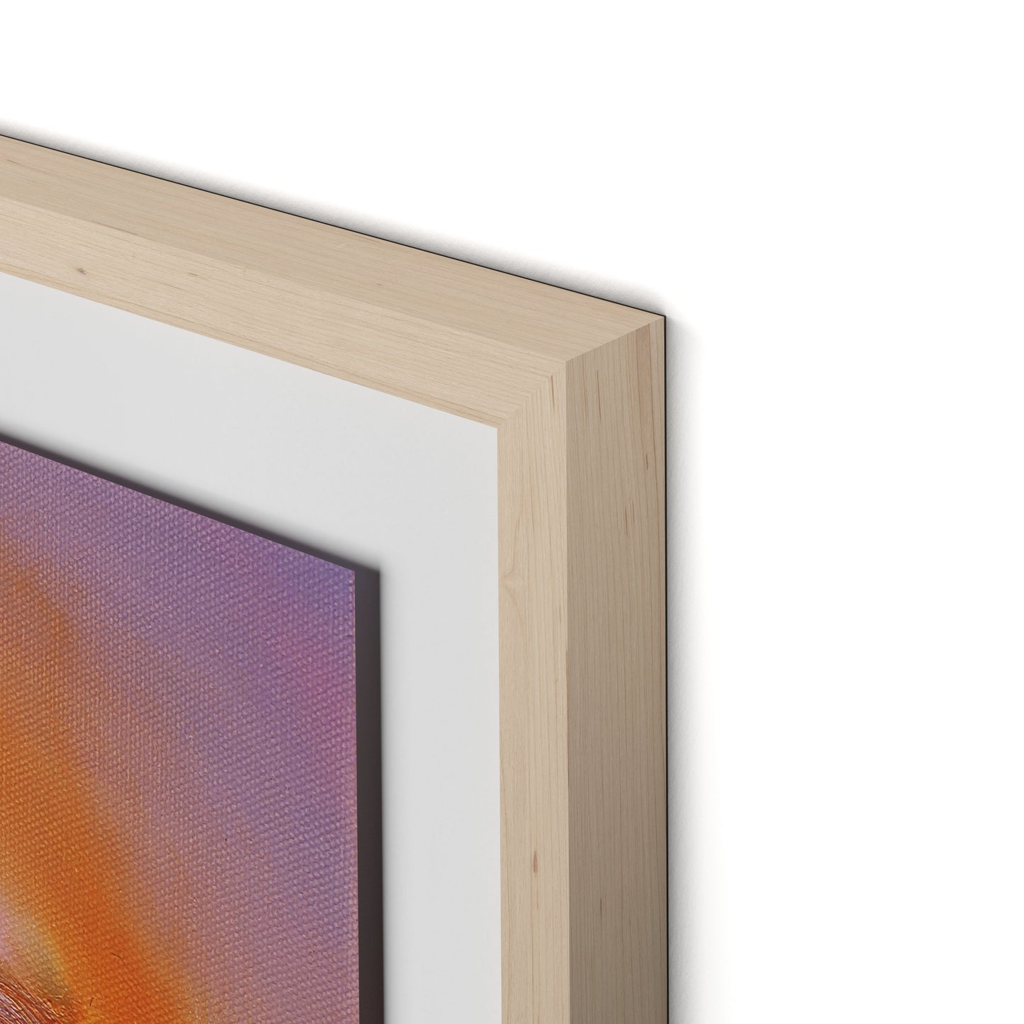 Dodgem Framed Paper / 32 x 24 in / Natural Maple