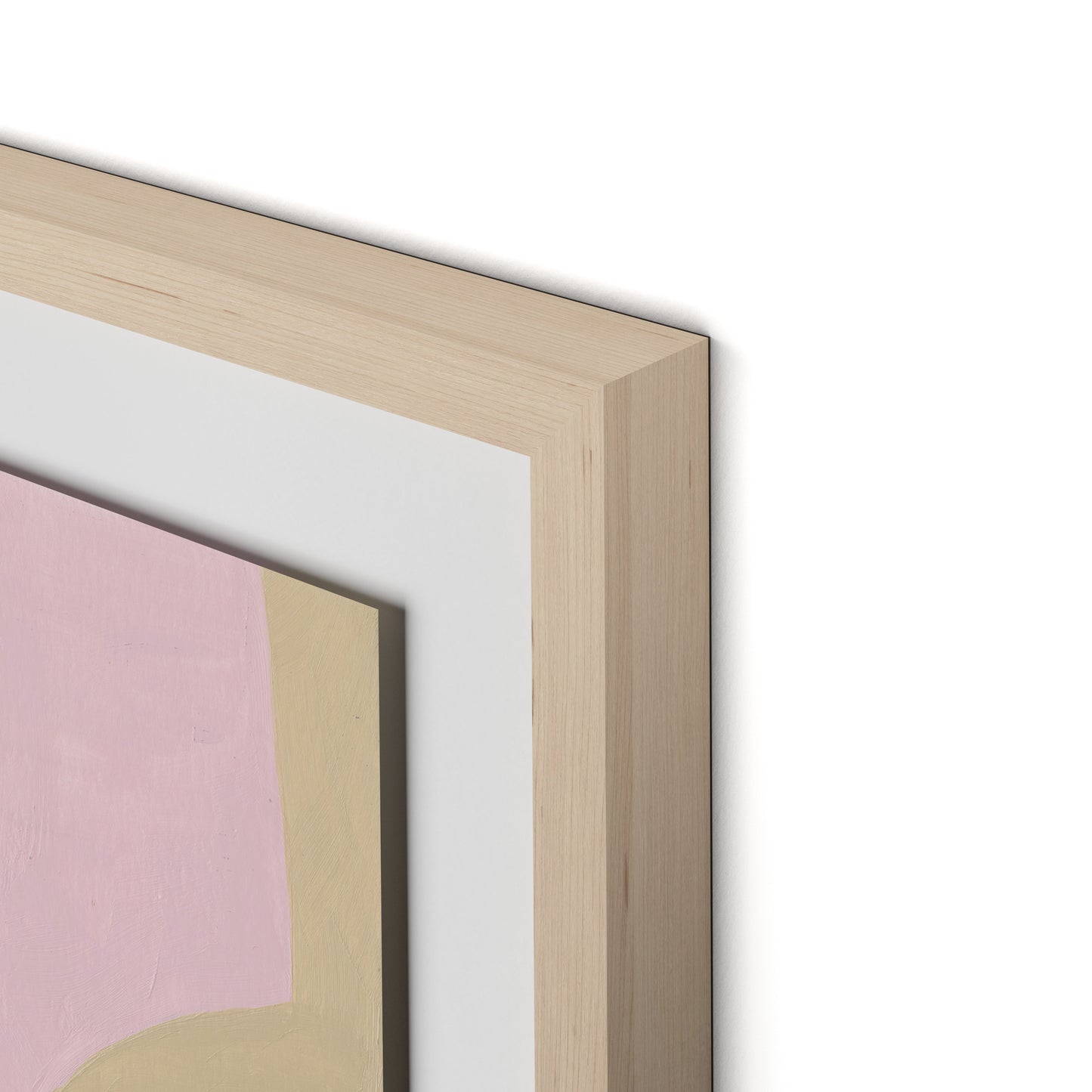 Cherri No. 6 Framed Paper / 32 x 26 in / Natural Maple