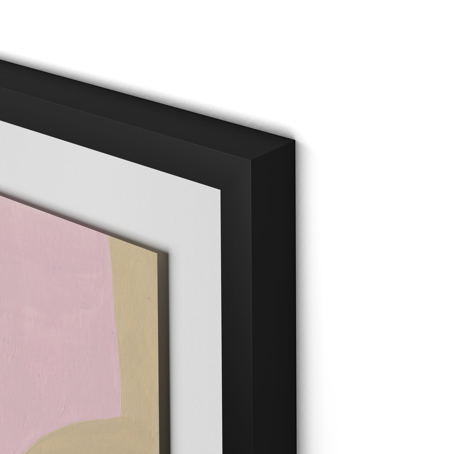 Cherri No. 6 Framed Paper / 32 x 26 in / Black