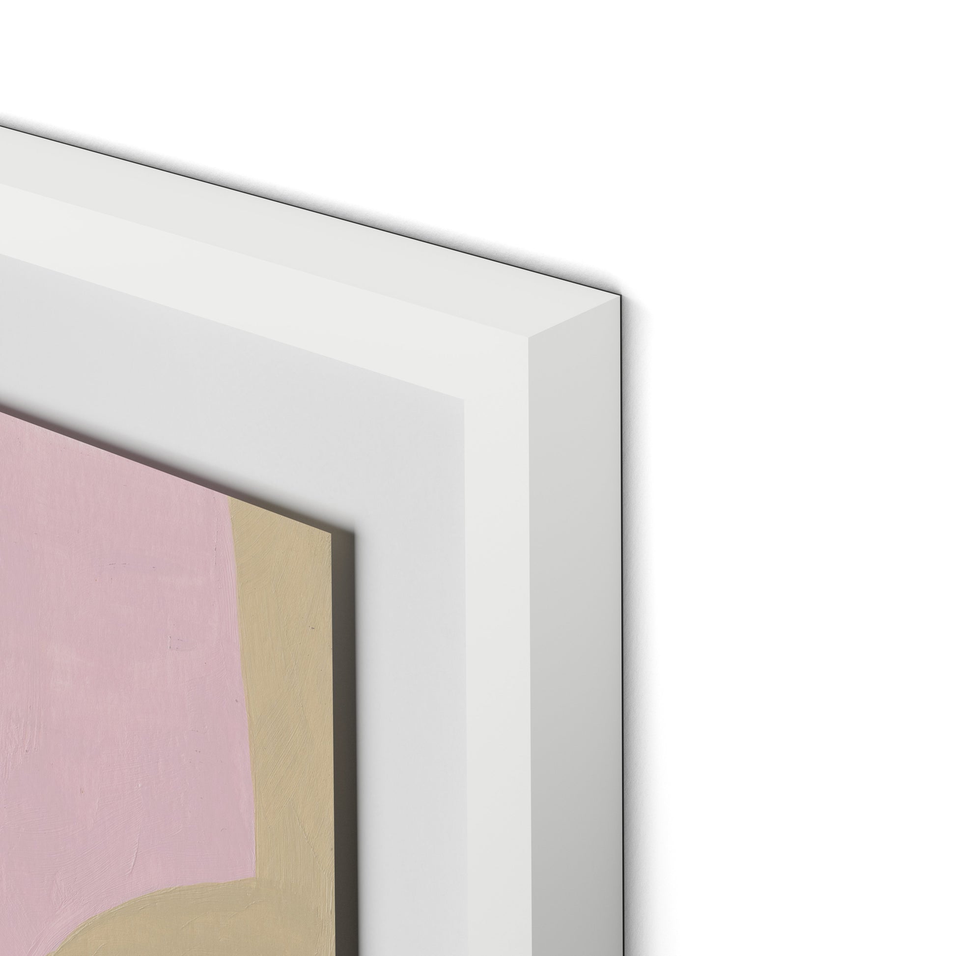 Cherri No. 6 Framed Paper / 32 x 26 in / White