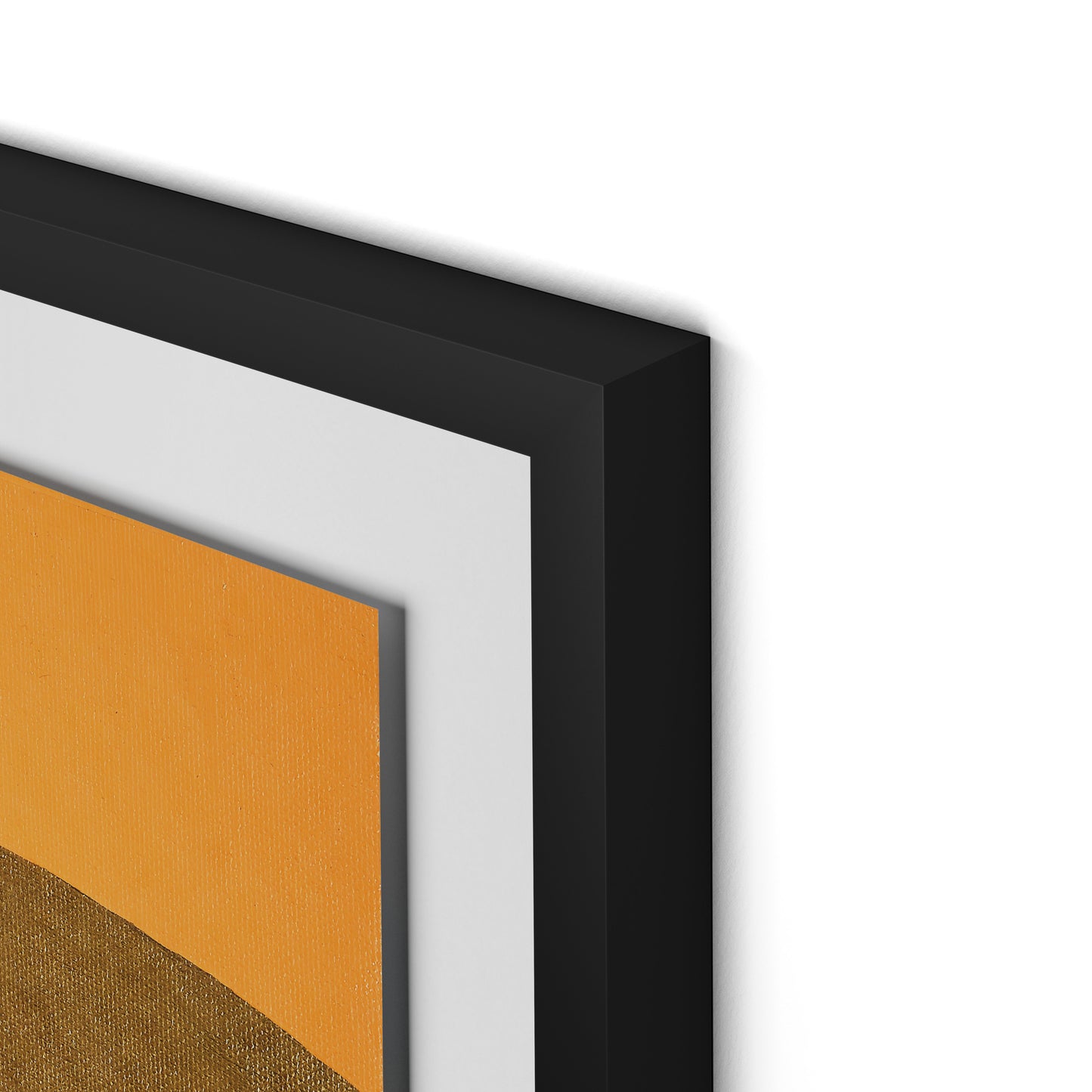 Stay Bright Framed Paper / 32 x 32 in / Black