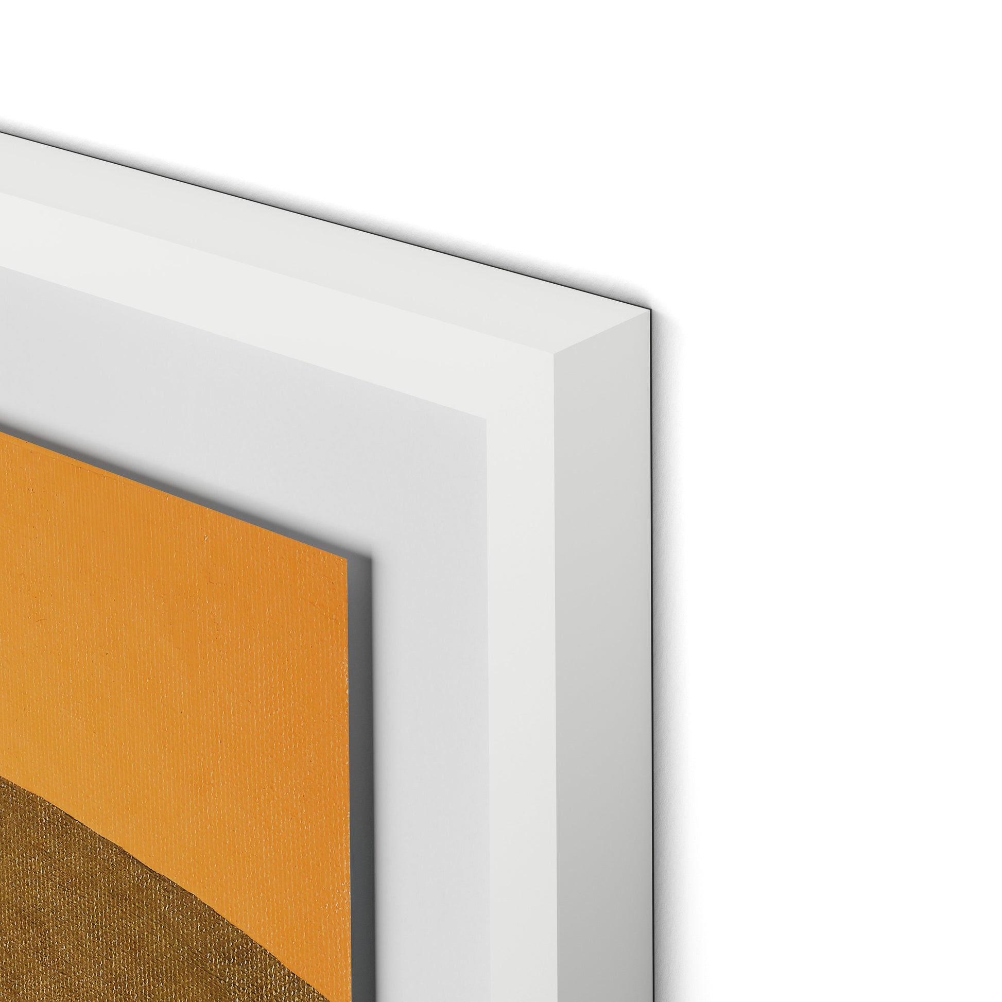 Stay Bright Framed Paper / 32 x 32 in / White