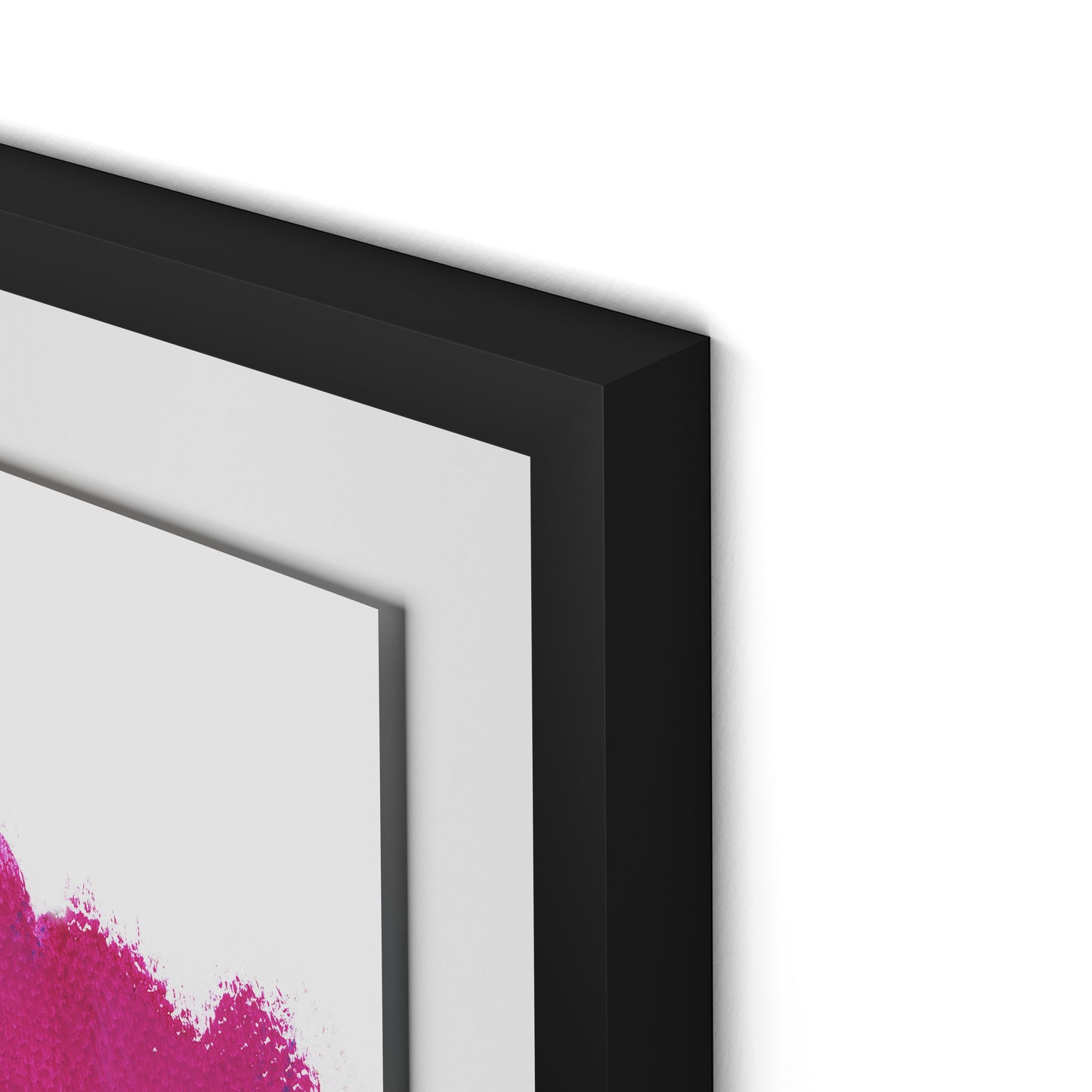 Summer Framed Paper / 32 x 32 in / Black