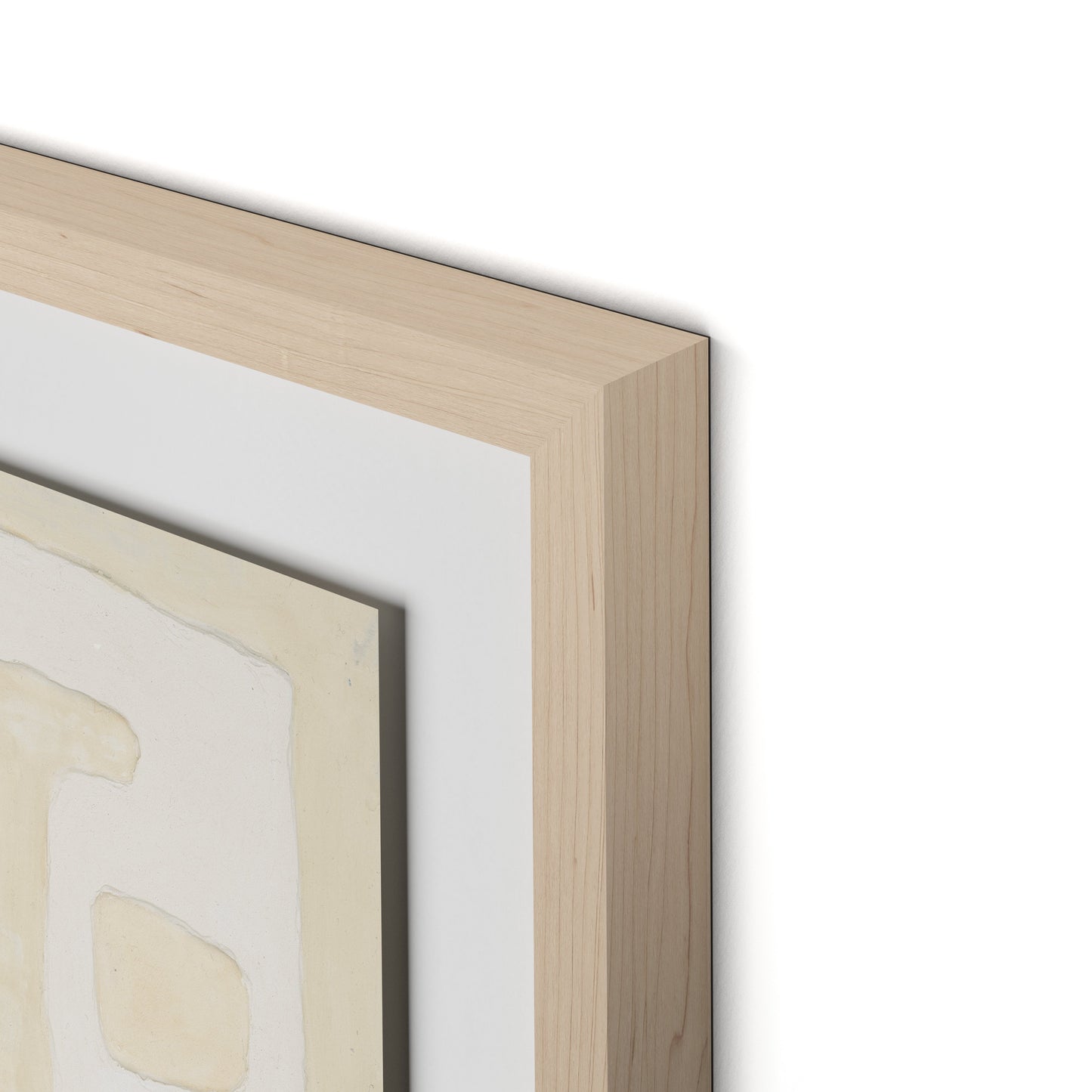 Talisman Framed Paper / 32 x 32 in / Natural Maple