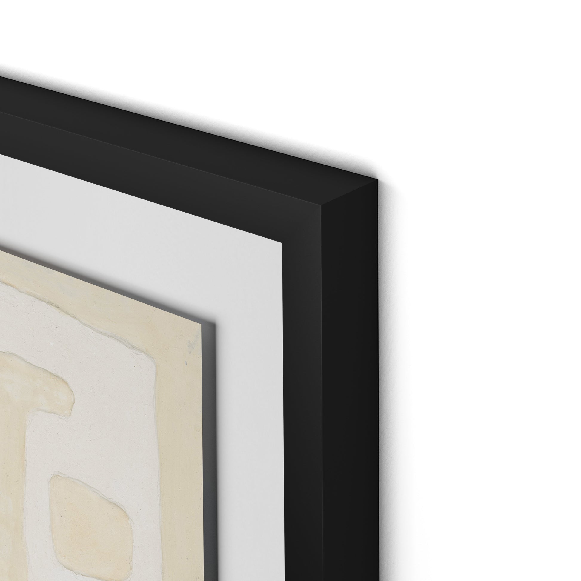 Talisman Framed Paper / 32 x 32 in / Black