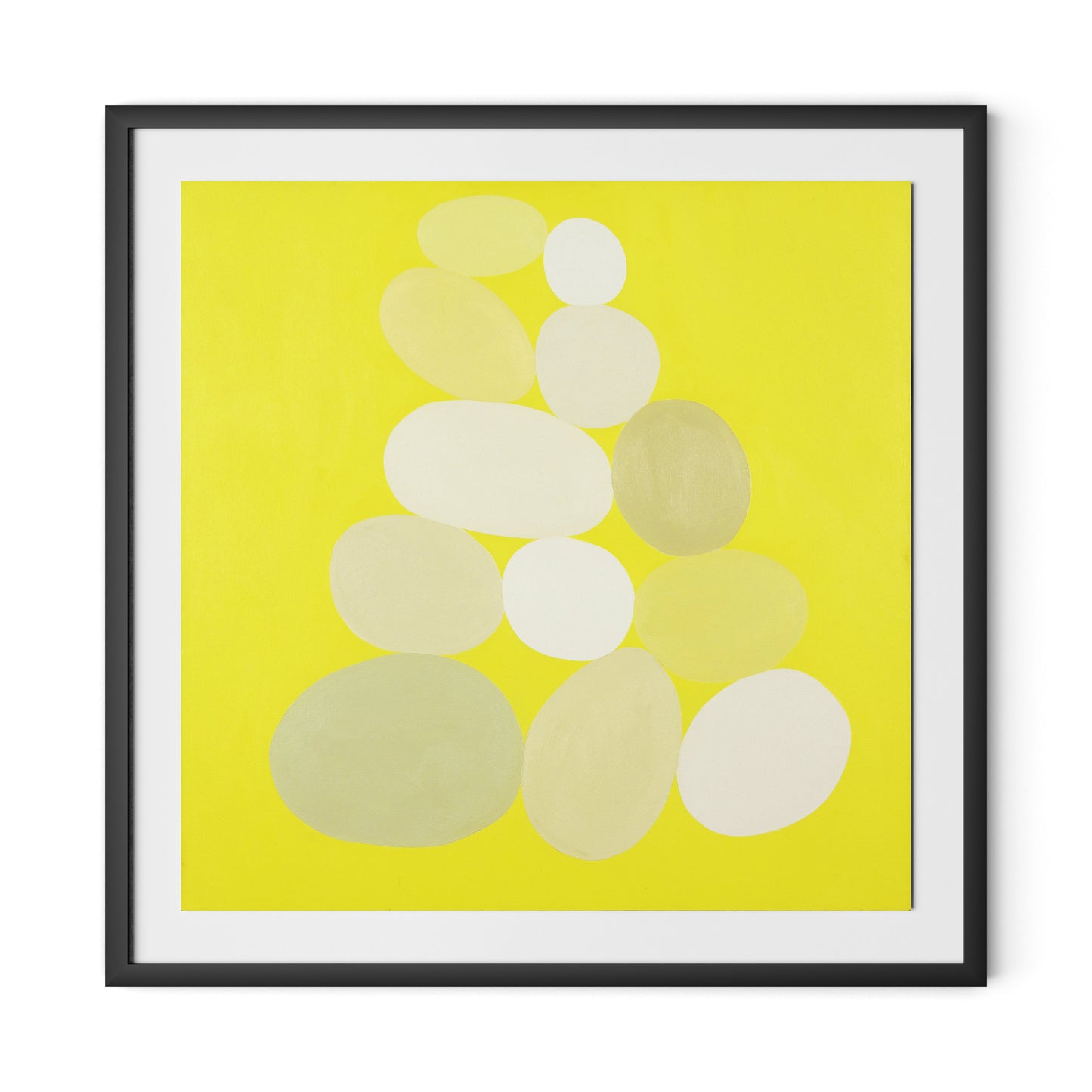 Pila Limon Framed Paper / 32 x 32 in / Black