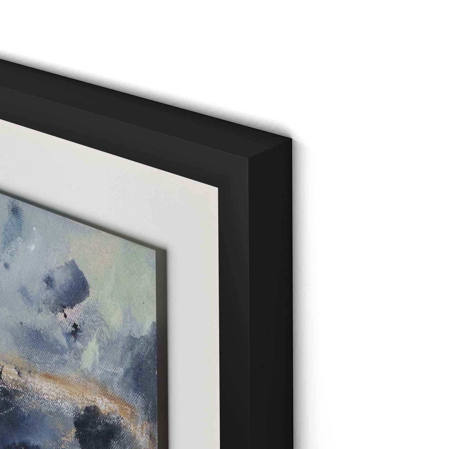 Where The Streets Have No Name Framed Paper / 32 x 32 in / Black