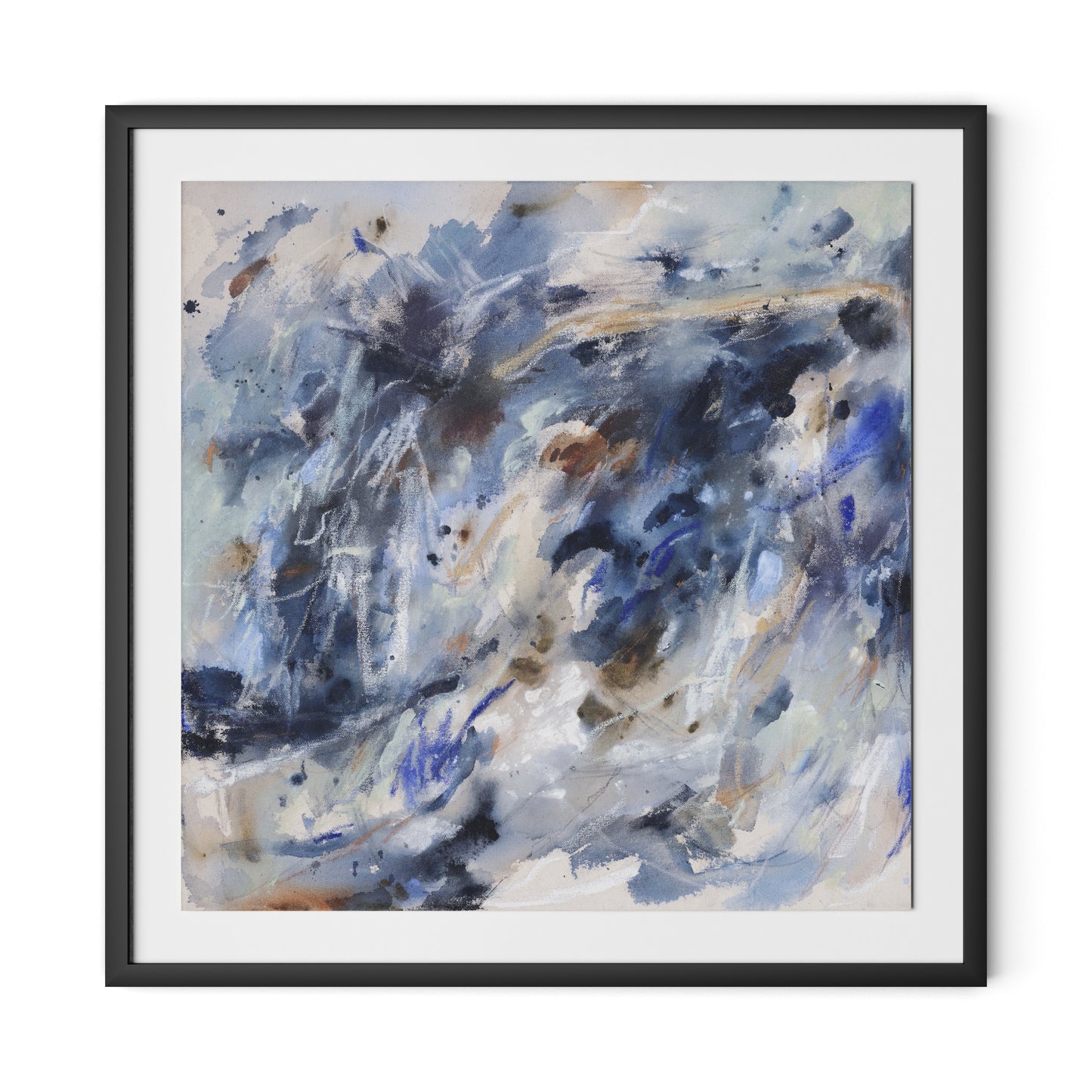 Where The Streets Have No Name Framed Paper / 32 x 32 in / Black