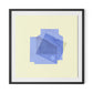Untitled Box 2 Framed Paper / 32 x 32 in / Black
