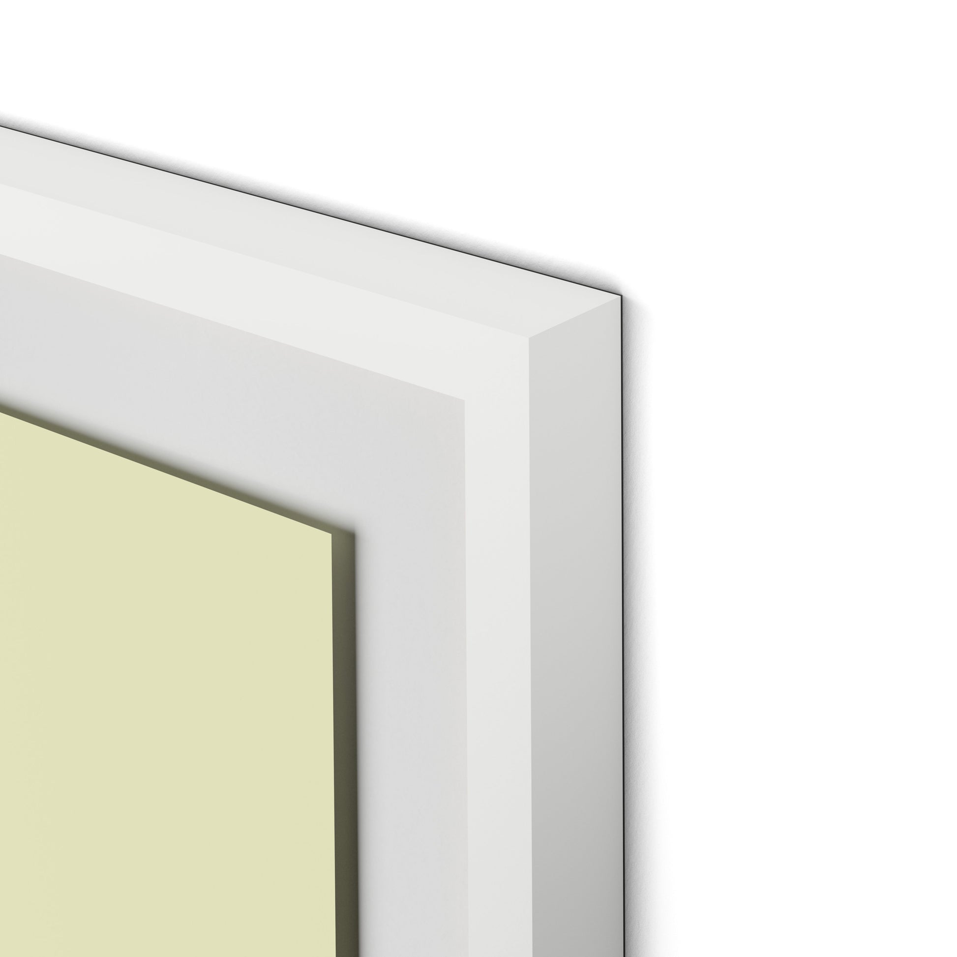 Untitled Box 2 Framed Paper / 32 x 32 in / White