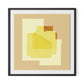 Untitled Box 1 Framed Paper / 32 x 32 in / Black