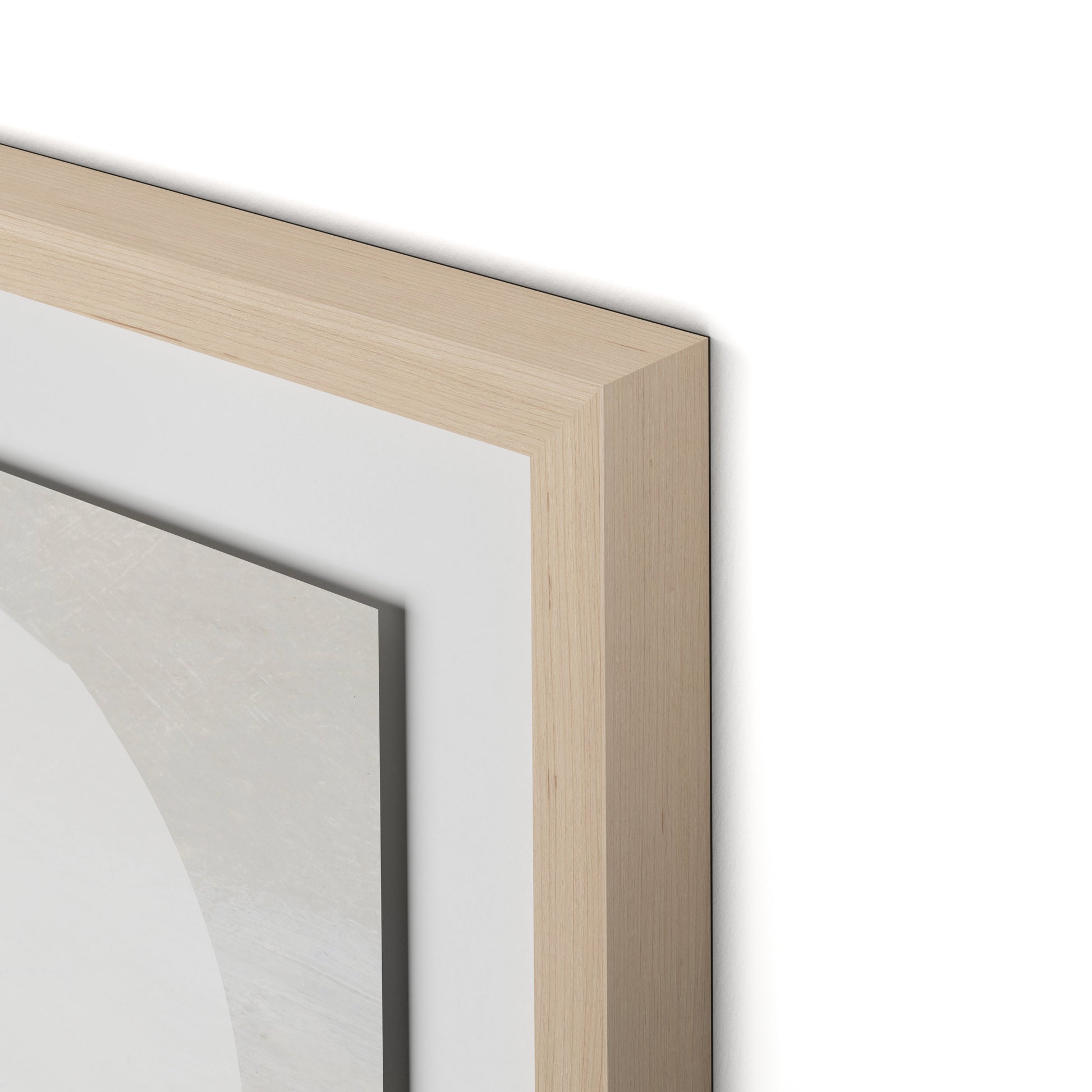 Study Framed Paper / 32 x 32 in / Natural Maple