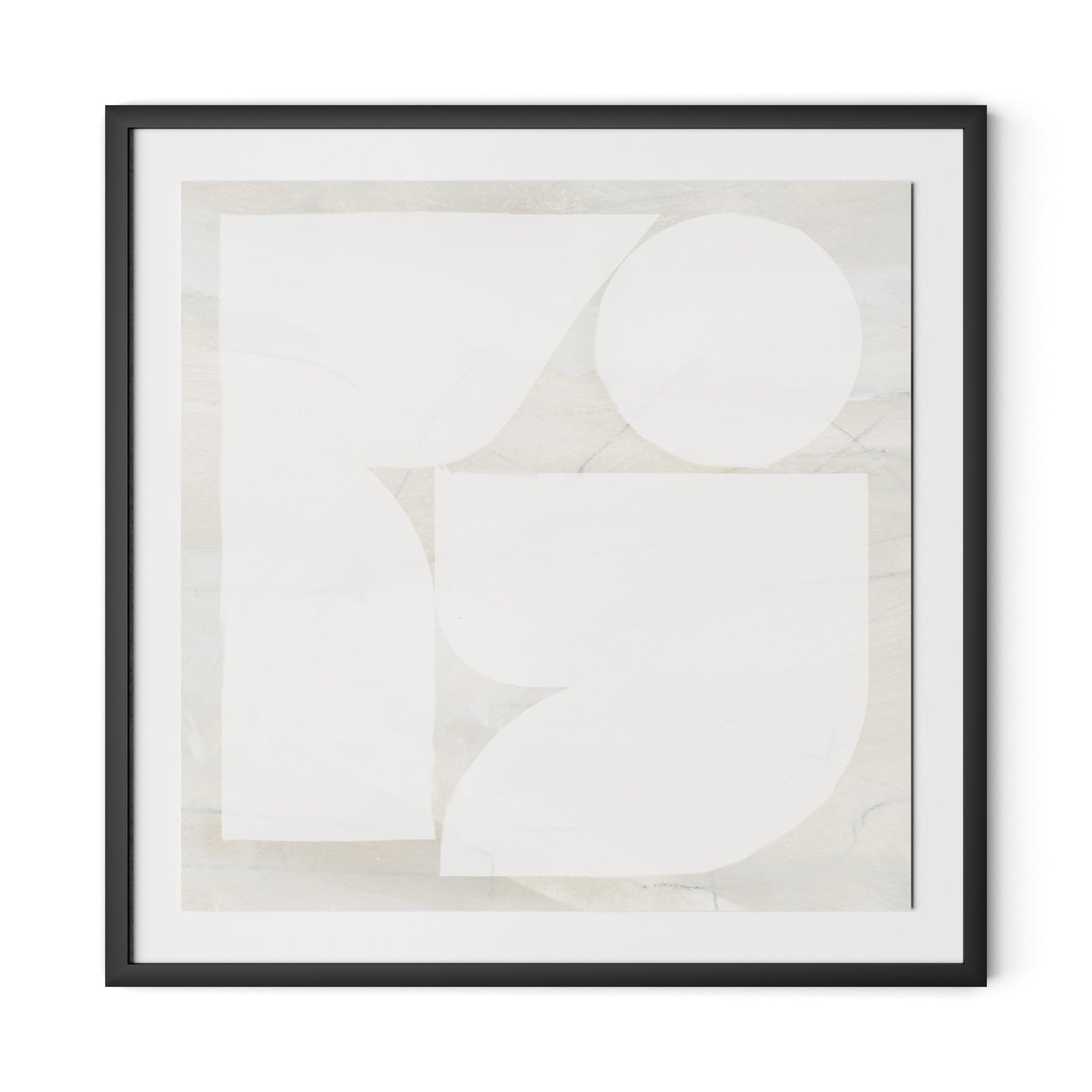 Study Framed Paper / 32 x 32 in / Black