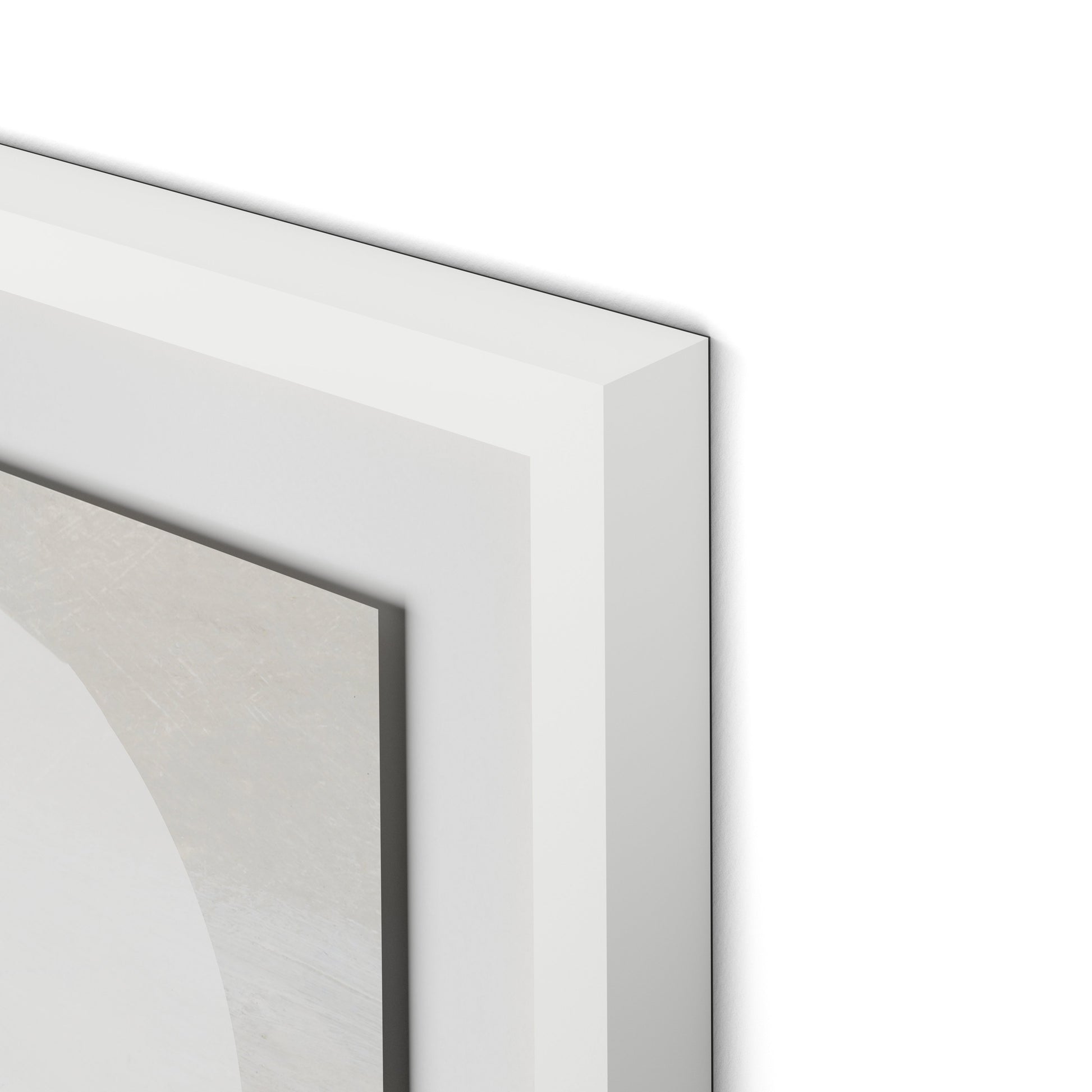 Study Framed Paper / 32 x 32 in / White