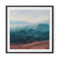 Plowed Field Framed Paper / 32 x 32 in / Black