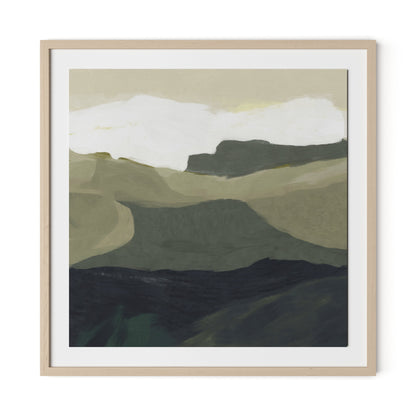 Surrey Framed Paper / 32 x 32 in / Natural Maple