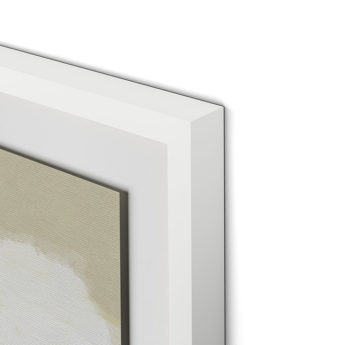 Surrey Framed Paper / 32 x 32 in / White