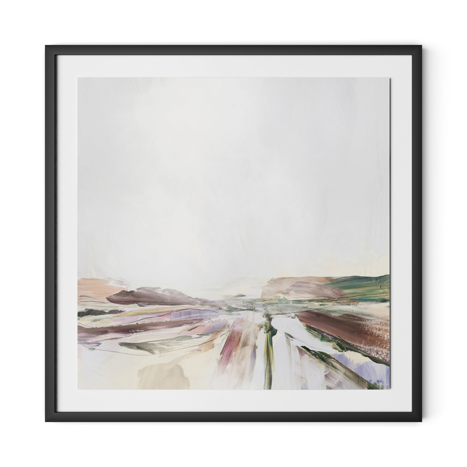 Beauty Framed Paper / 32 x 32 in / Black