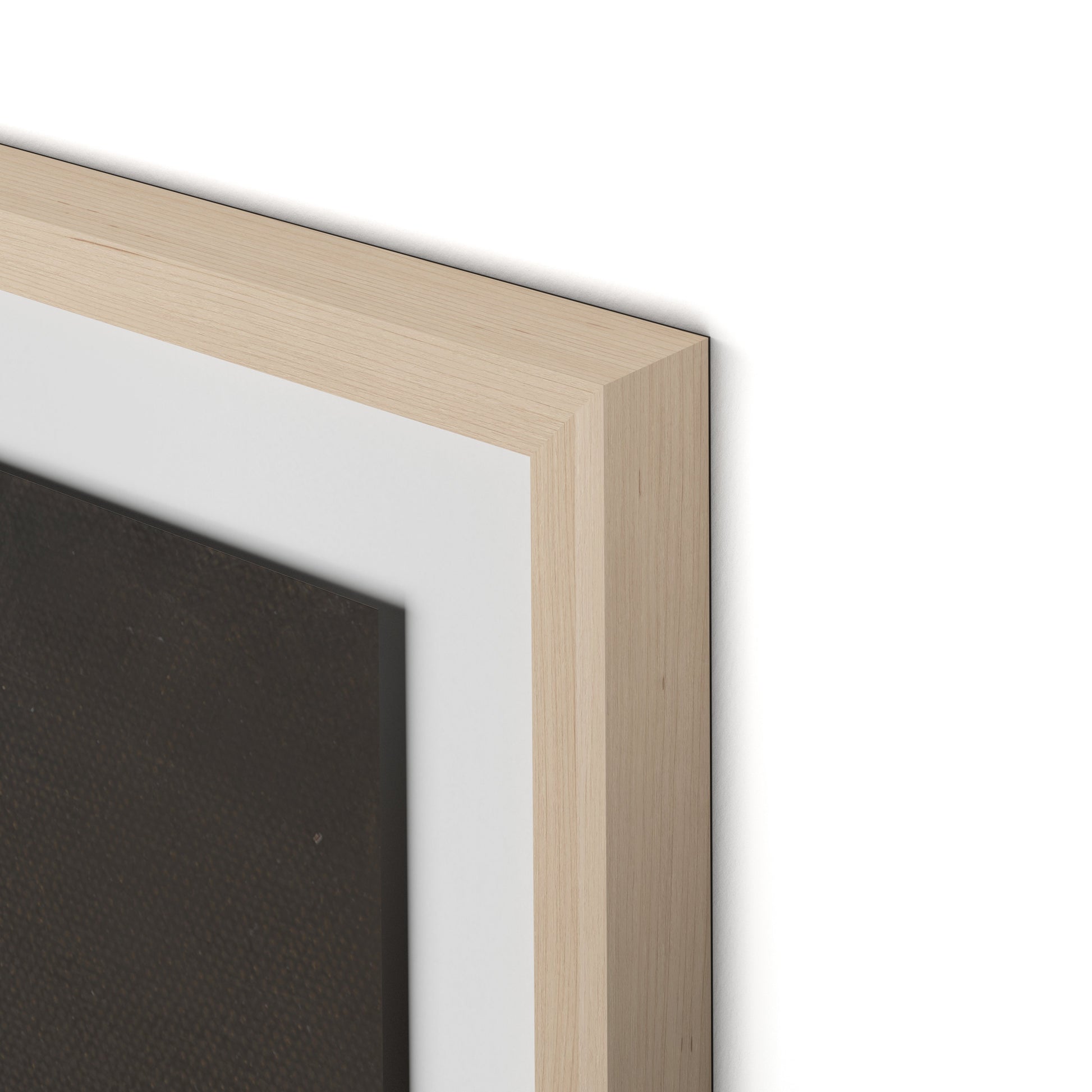 Pear I Framed Paper / 32 x 32 in / Natural Maple