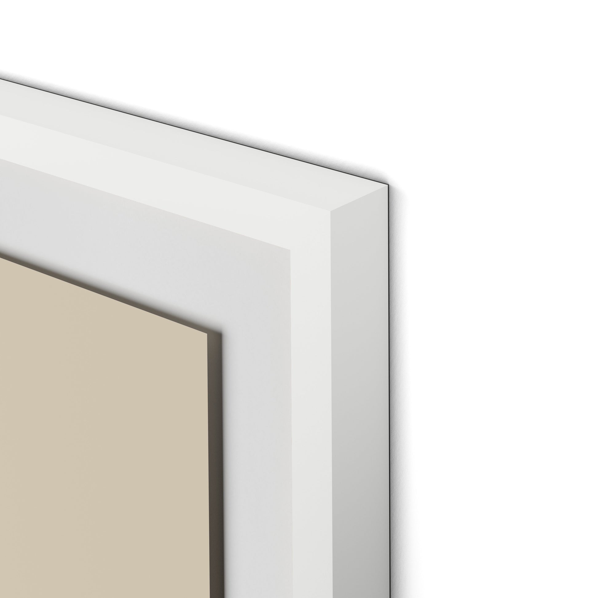 Stones E - Recolor 2 Framed Paper / 32 x 32 in / White