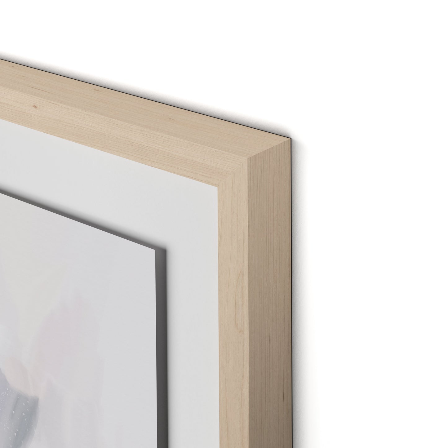 Samantha Framed Paper / 32 x 32 in / Natural Maple