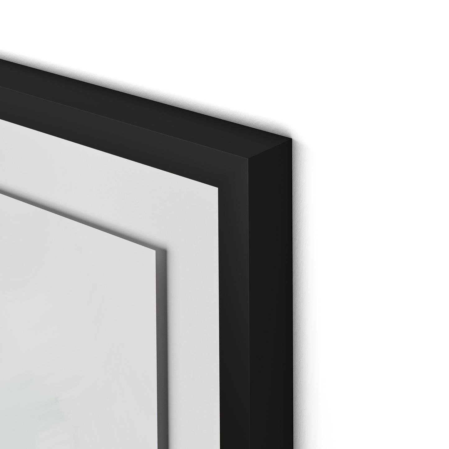 Avis Framed Paper / 32 x 32 in / Black