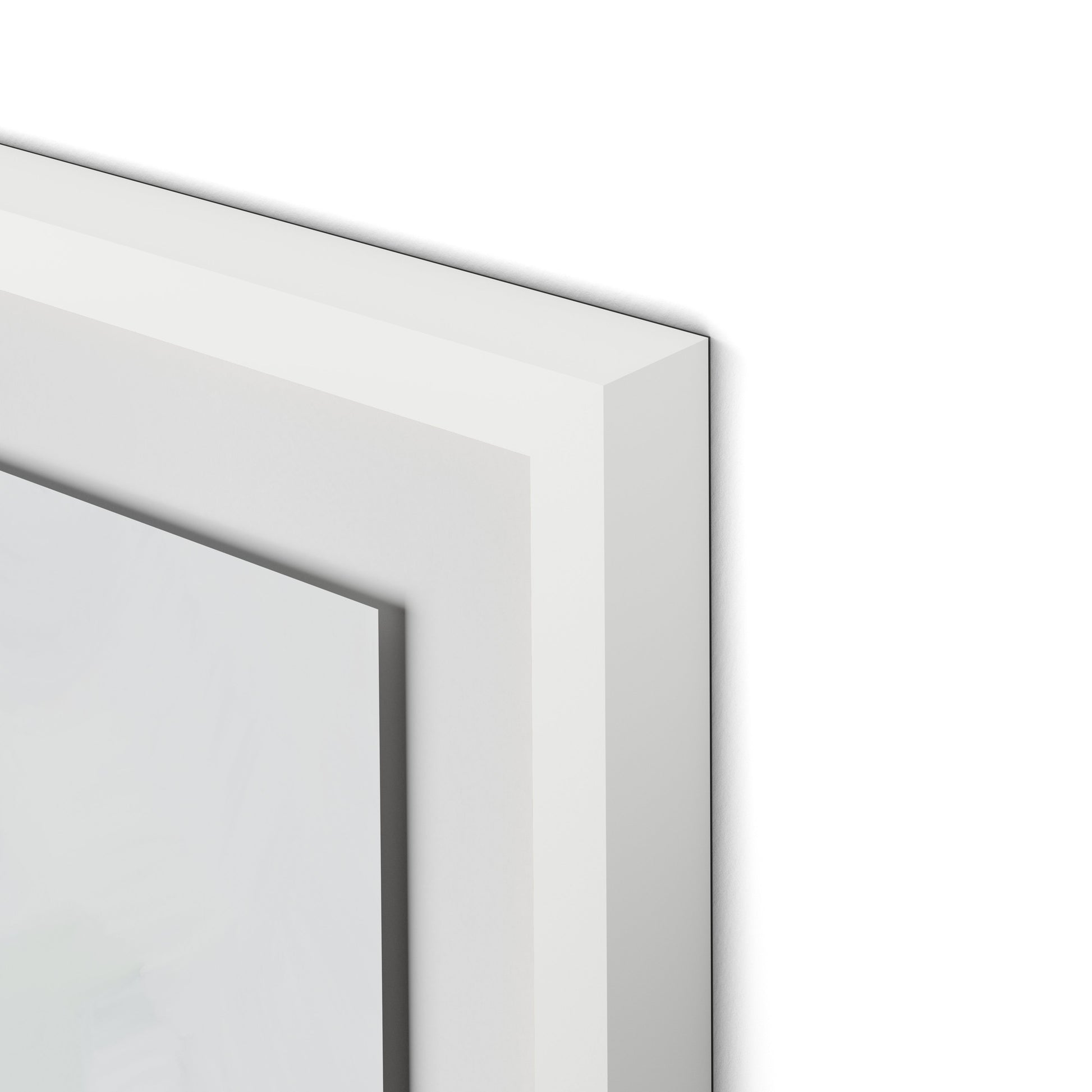 Avis Framed Paper / 32 x 32 in / White