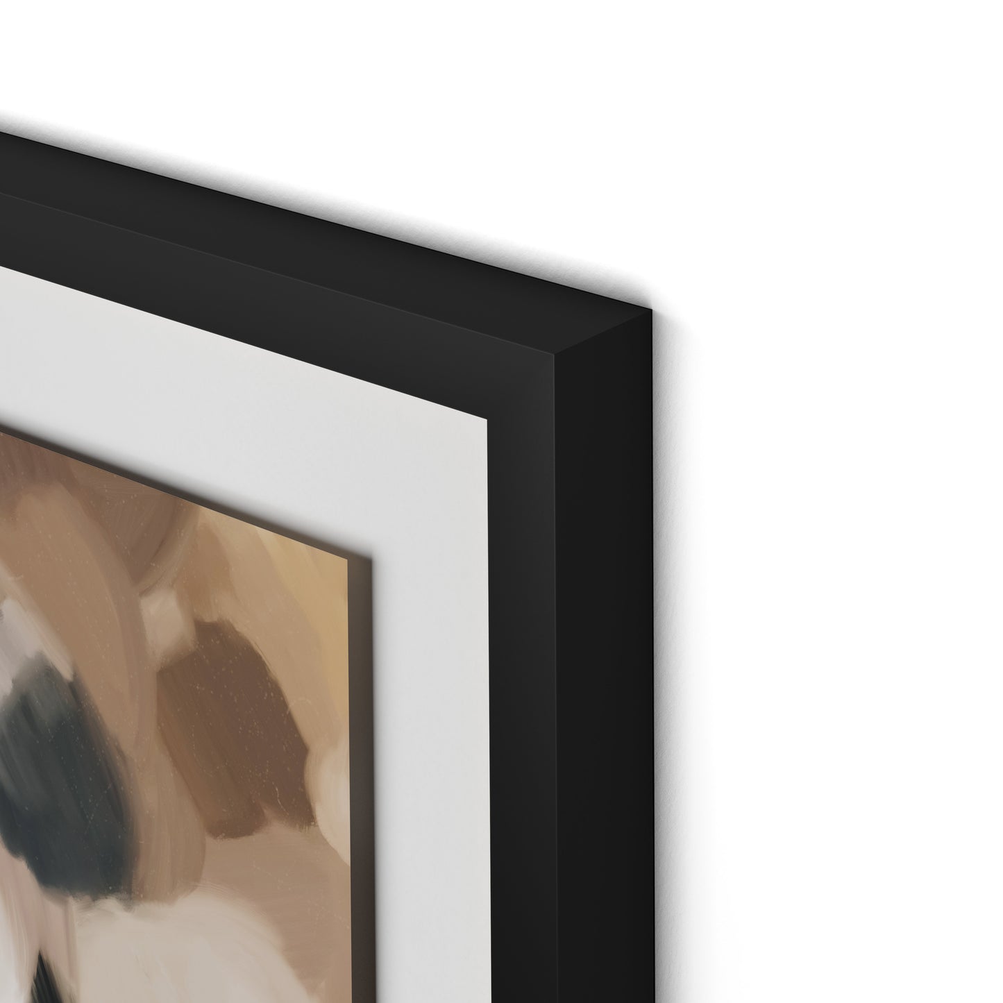 Indigo Framed Paper / 32 x 32 in / Black