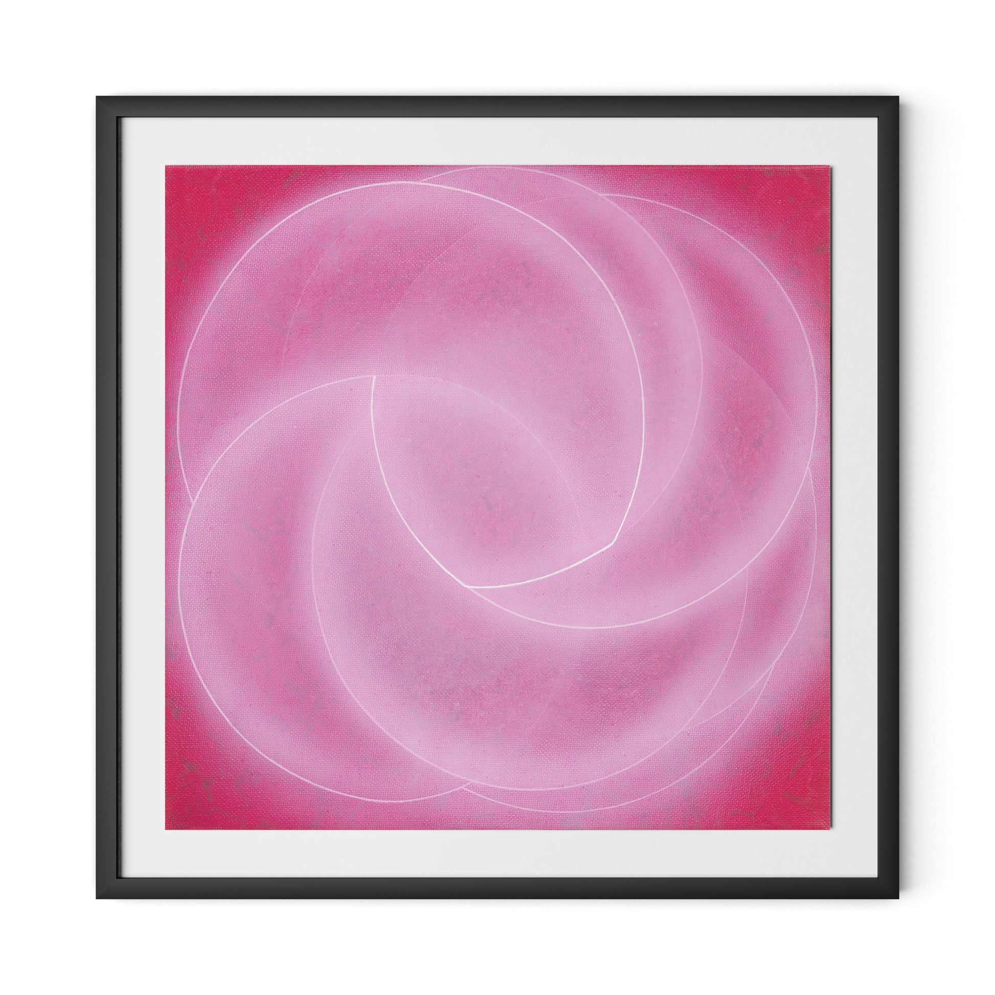 Rose II Framed Paper / 32 x 32 in / Black