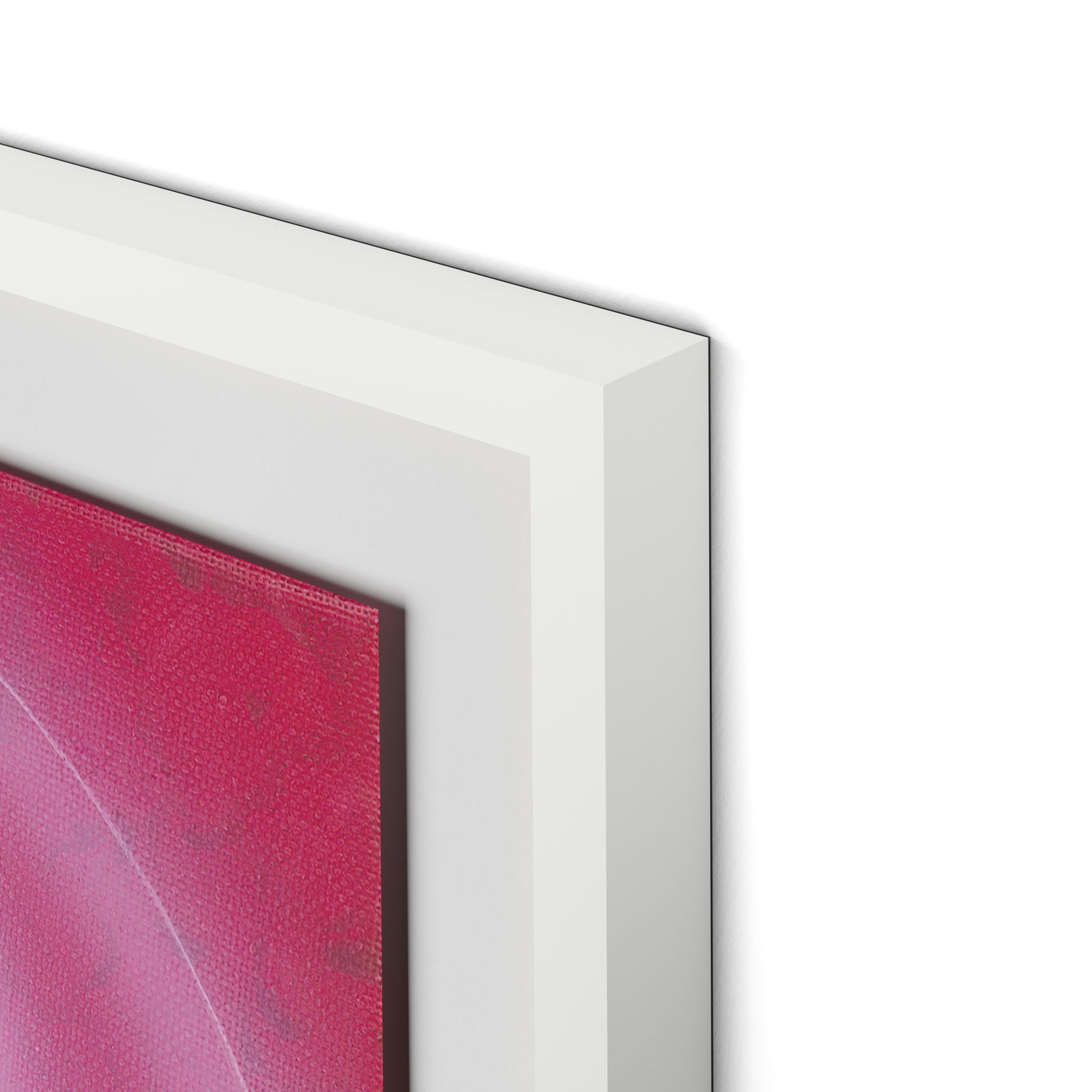 Rose II Framed Paper / 32 x 32 in / White