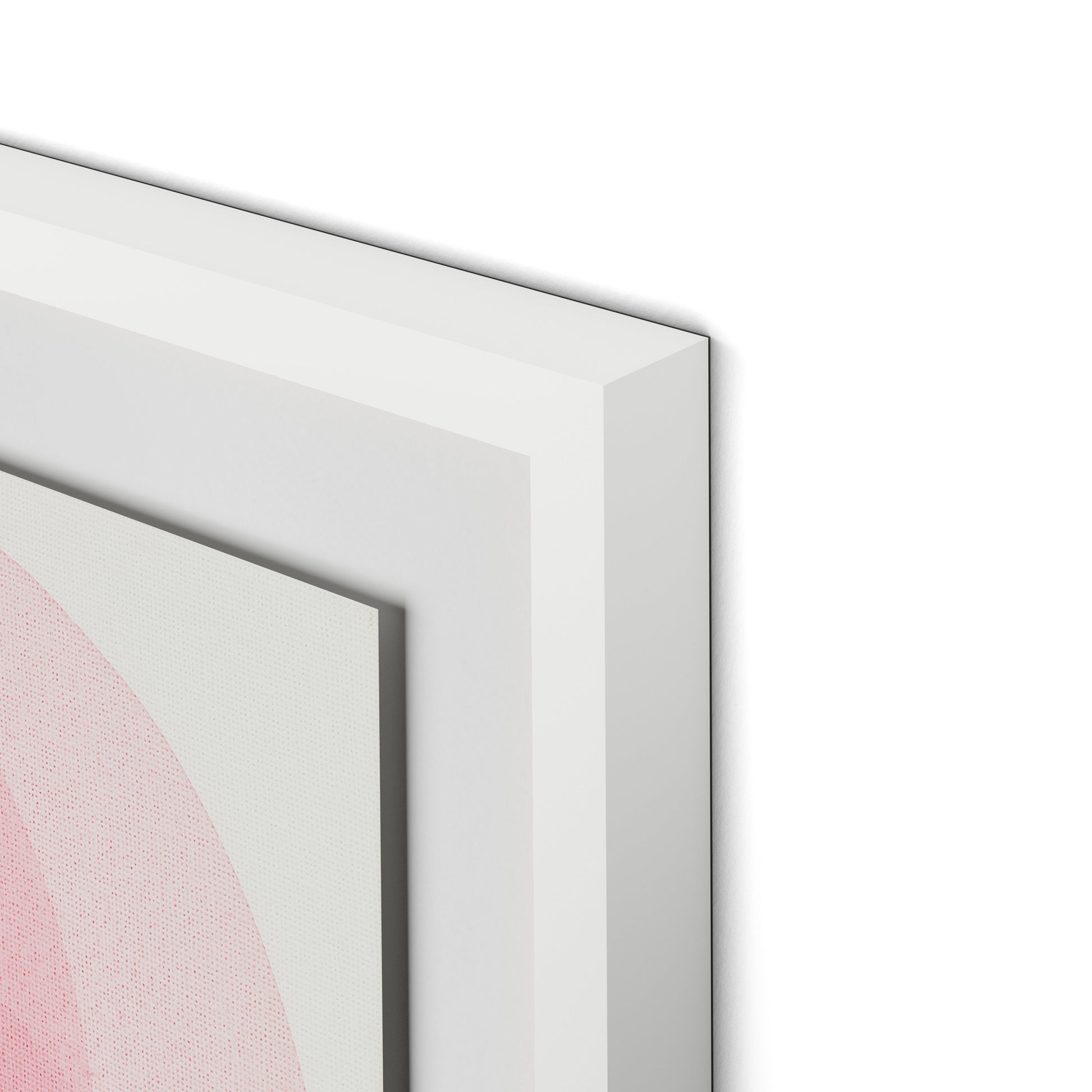 Rose I Framed Paper / 32 x 32 in / White