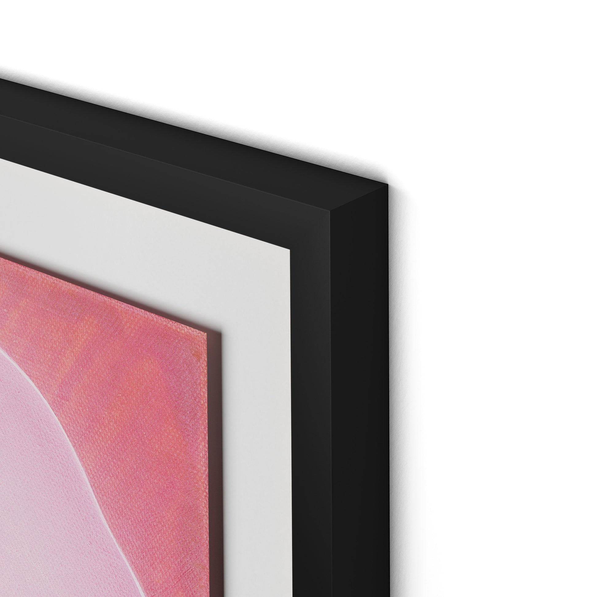 Wild Rose Framed Paper / 32 x 32 in / Black