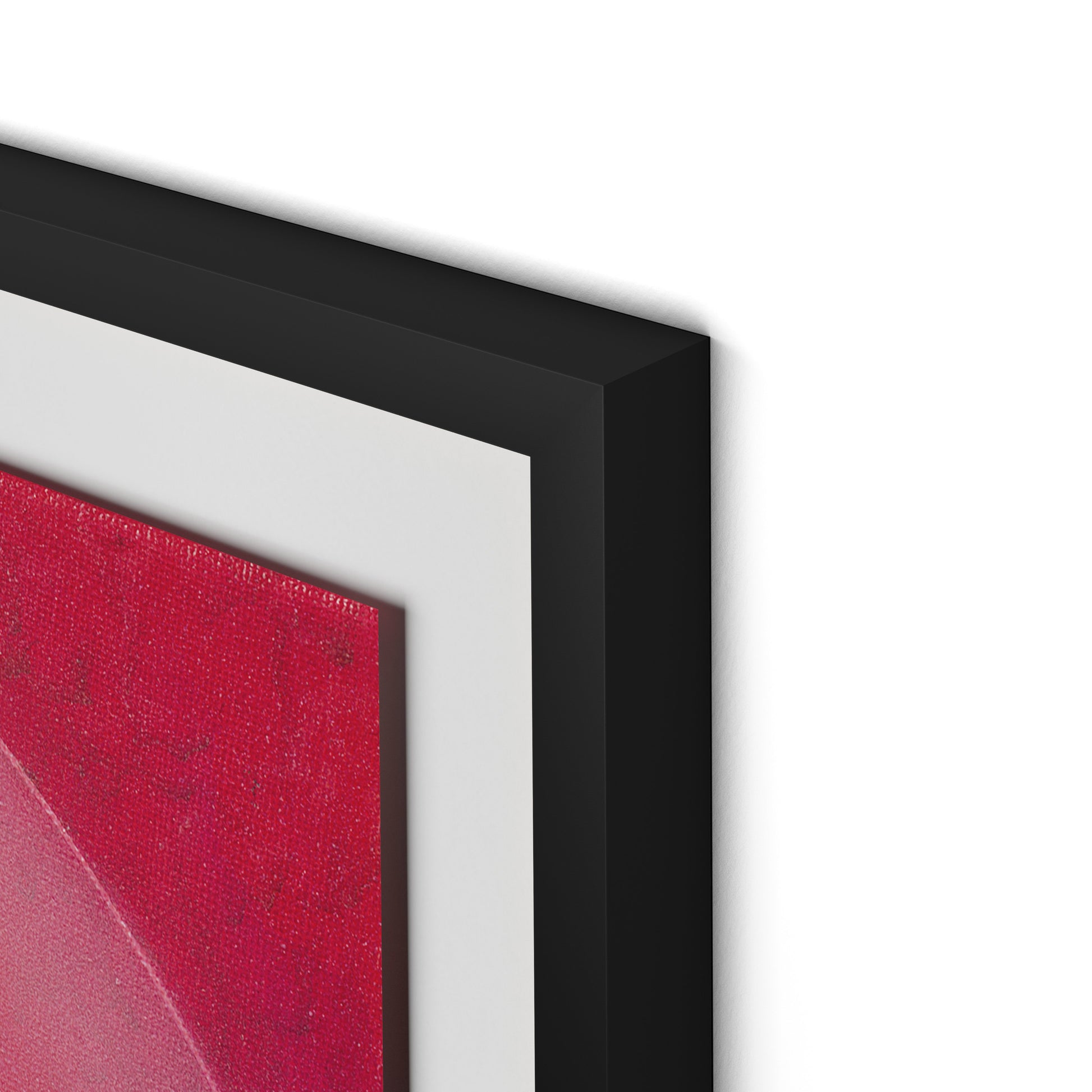 Rose III Framed Paper / 32 x 32 in / Black