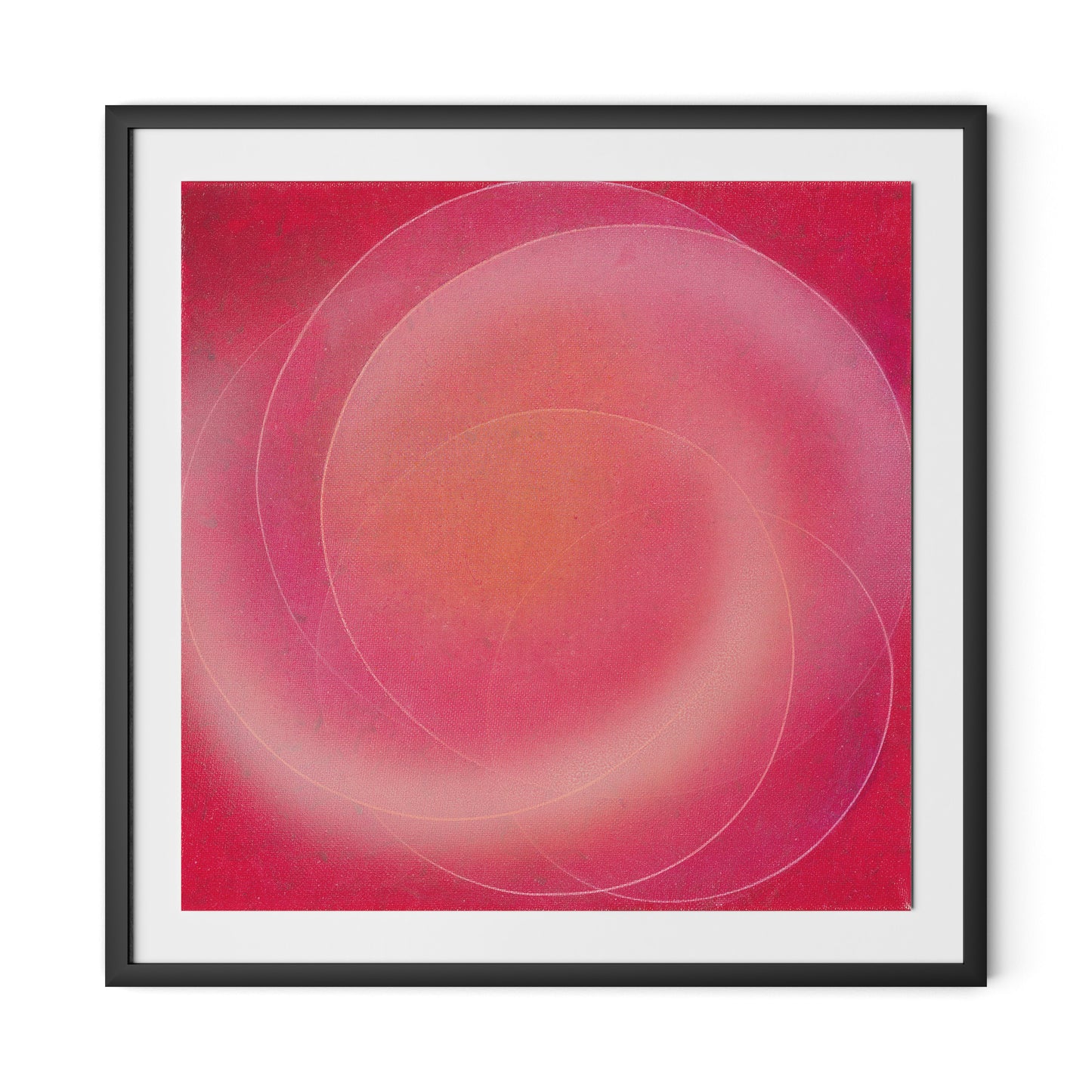 Rose III Framed Paper / 32 x 32 in / Black