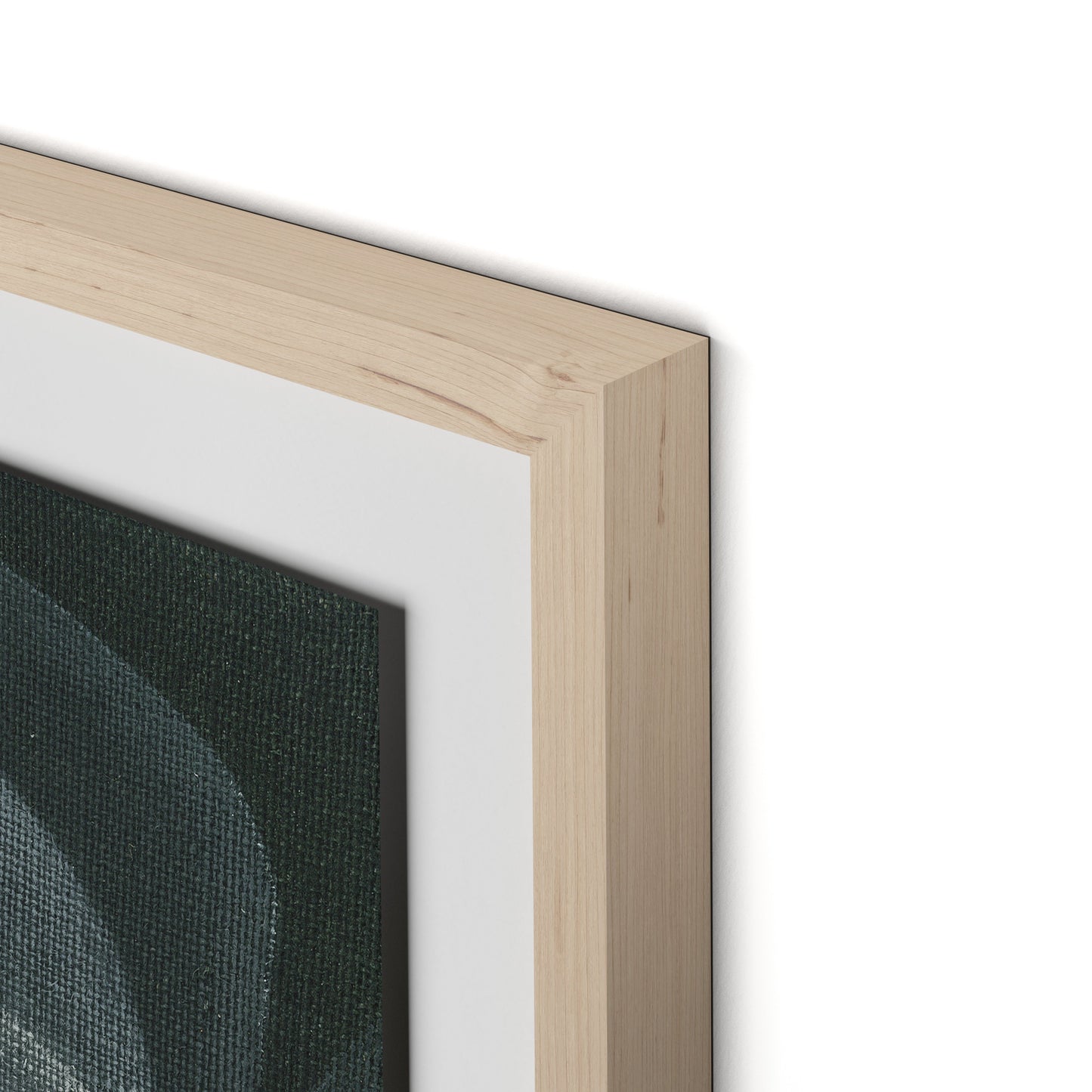 Shadows II Framed Paper / 32 x 32 in / Natural Maple