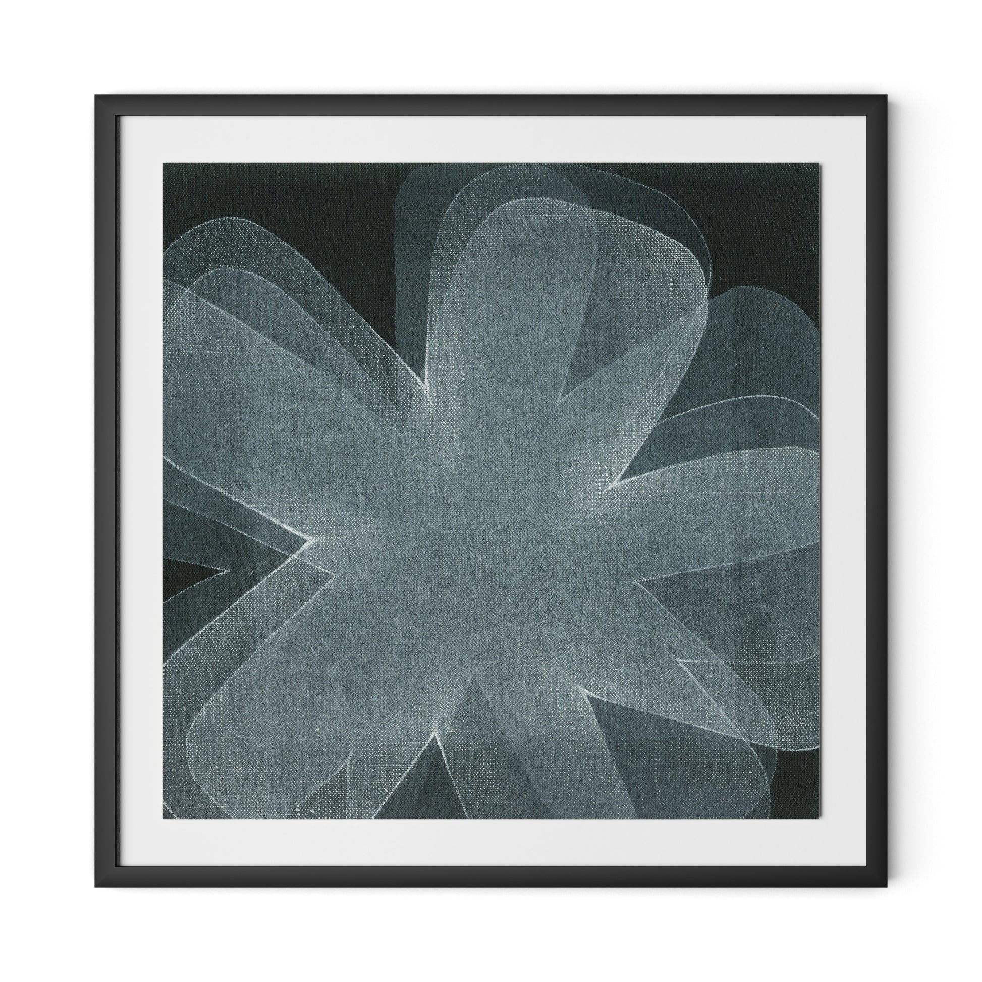 Shadows I Framed Paper / 32 x 32 in / Black