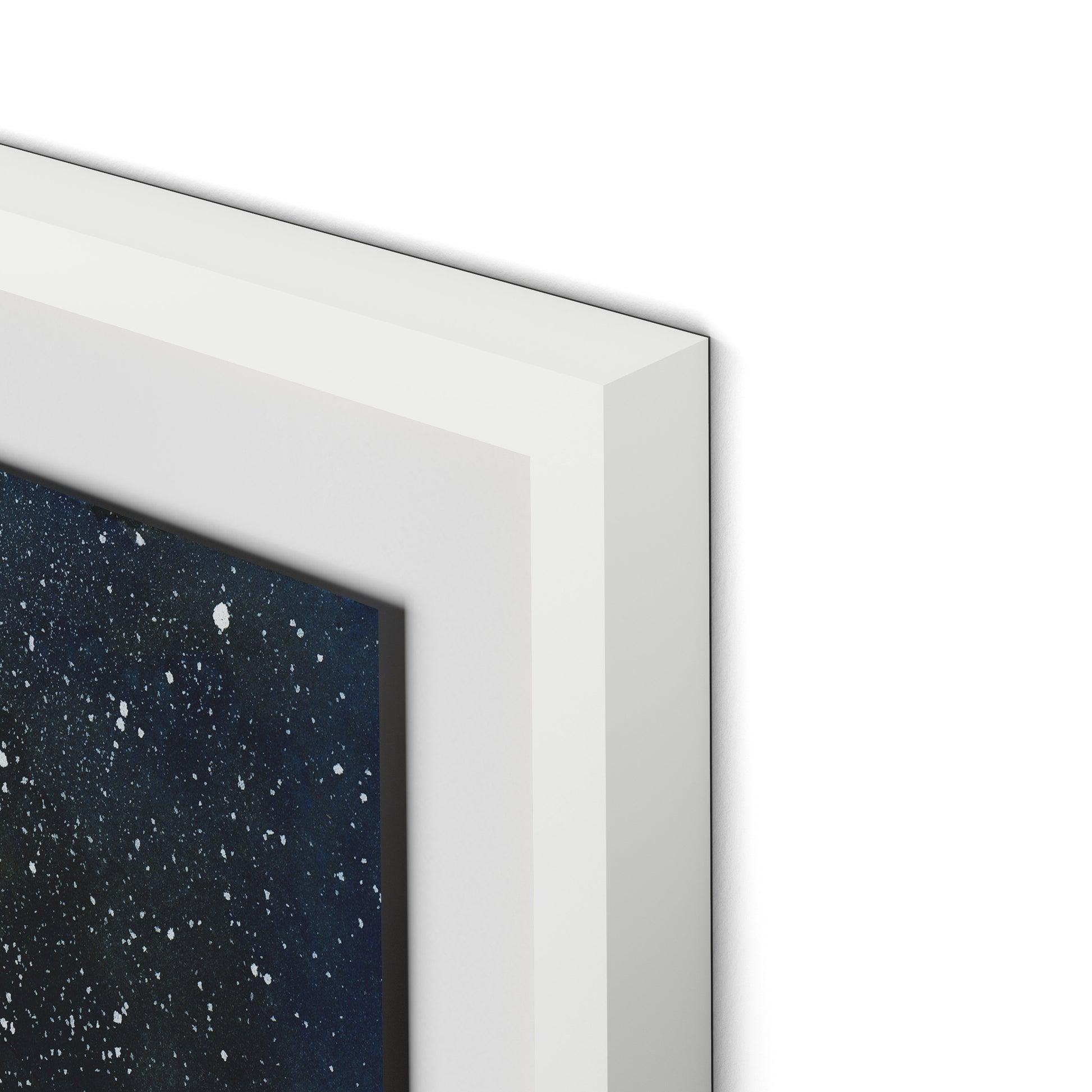 Solar System Framed Paper / 24 x 32 in / White