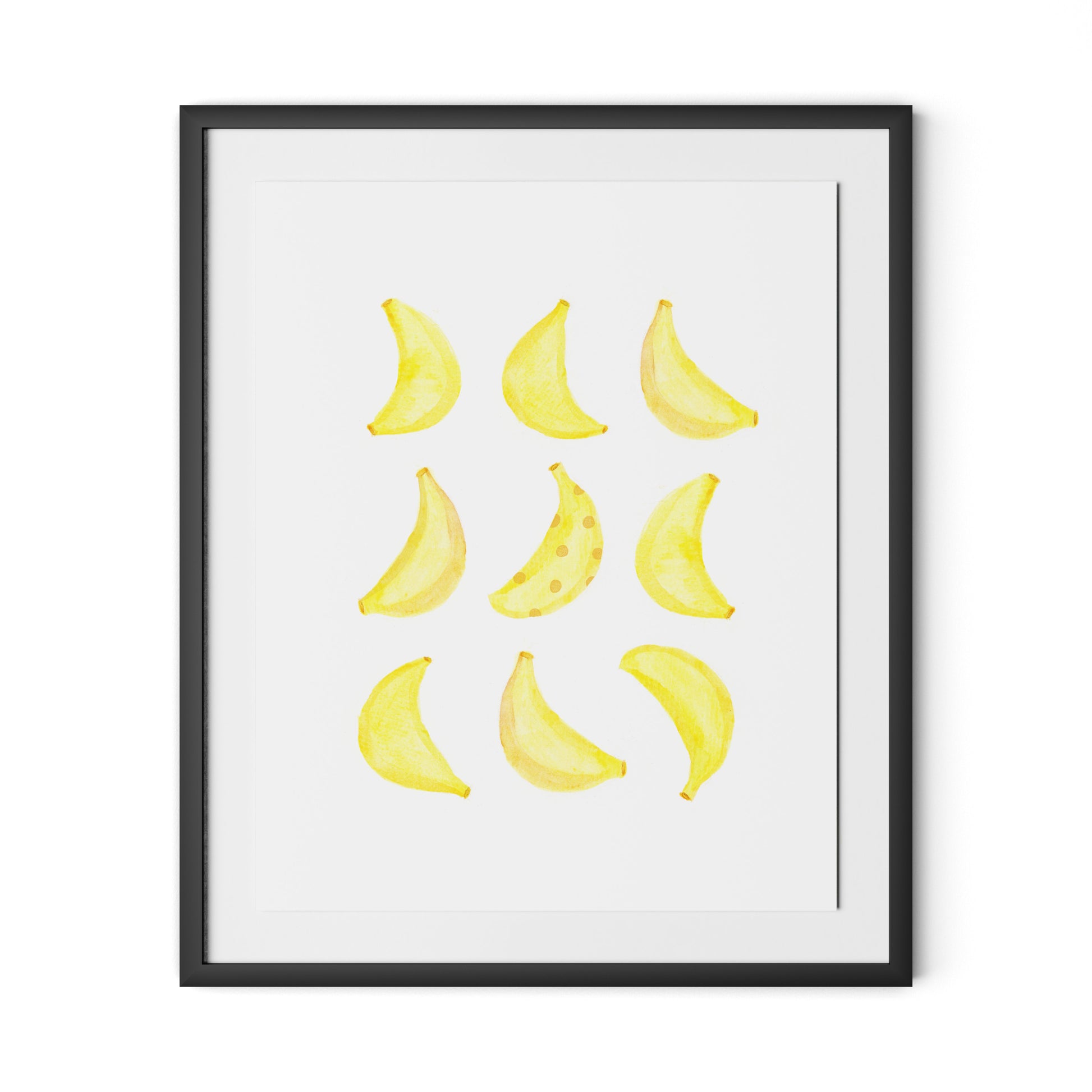 Bananarama Framed Paper / 26.5 x 32 in / Black
