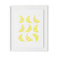 Bananarama Framed Paper / 26.5 x 32 in / White