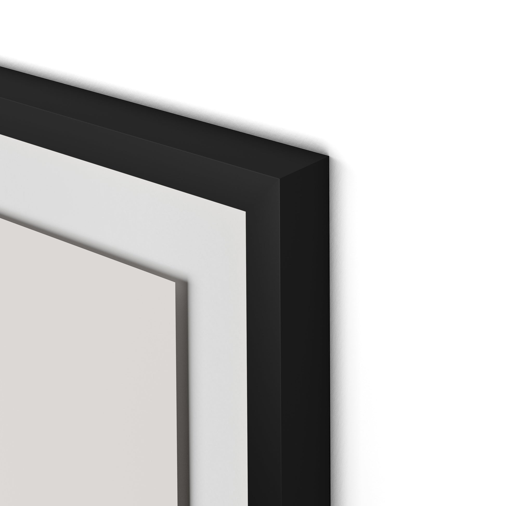 Minimal Boot Framed Paper / 26.5 x 32 in / Black